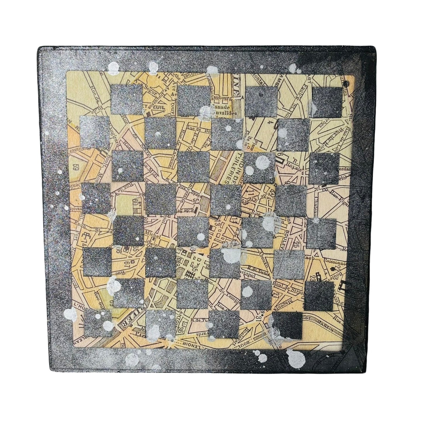 Road Map - Scrapbook Chess Board