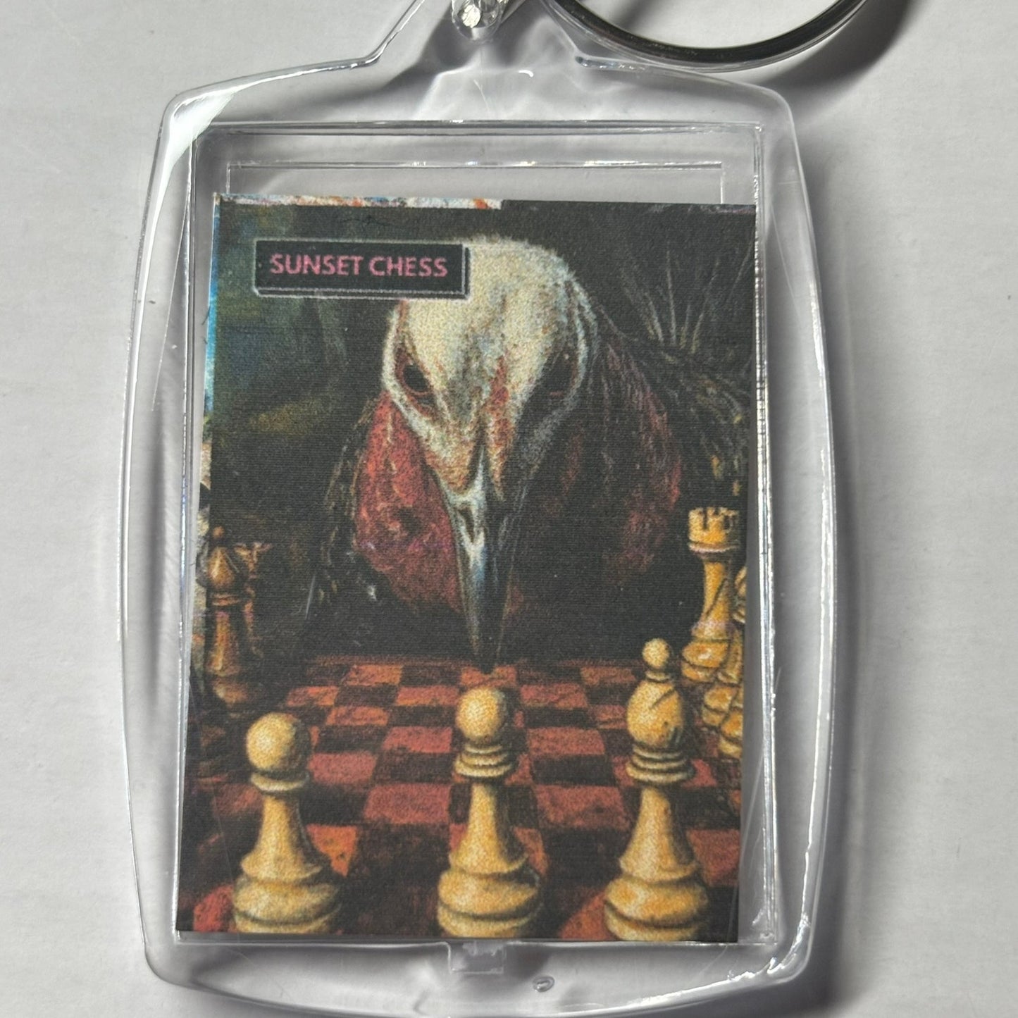 Gobble Gobble - Chess  Photo Keychain