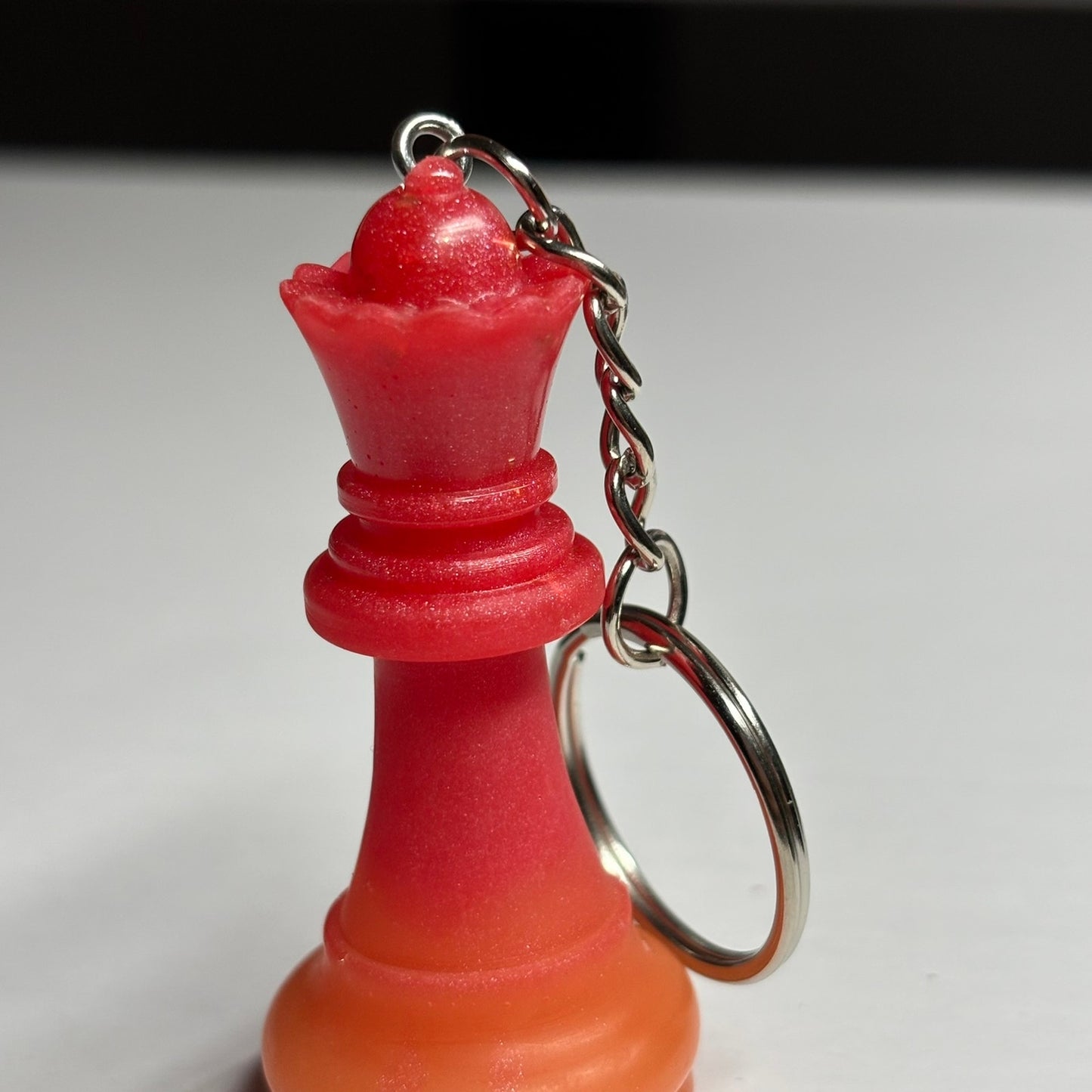 Red Orange Queen - Handmade Resin Keychain