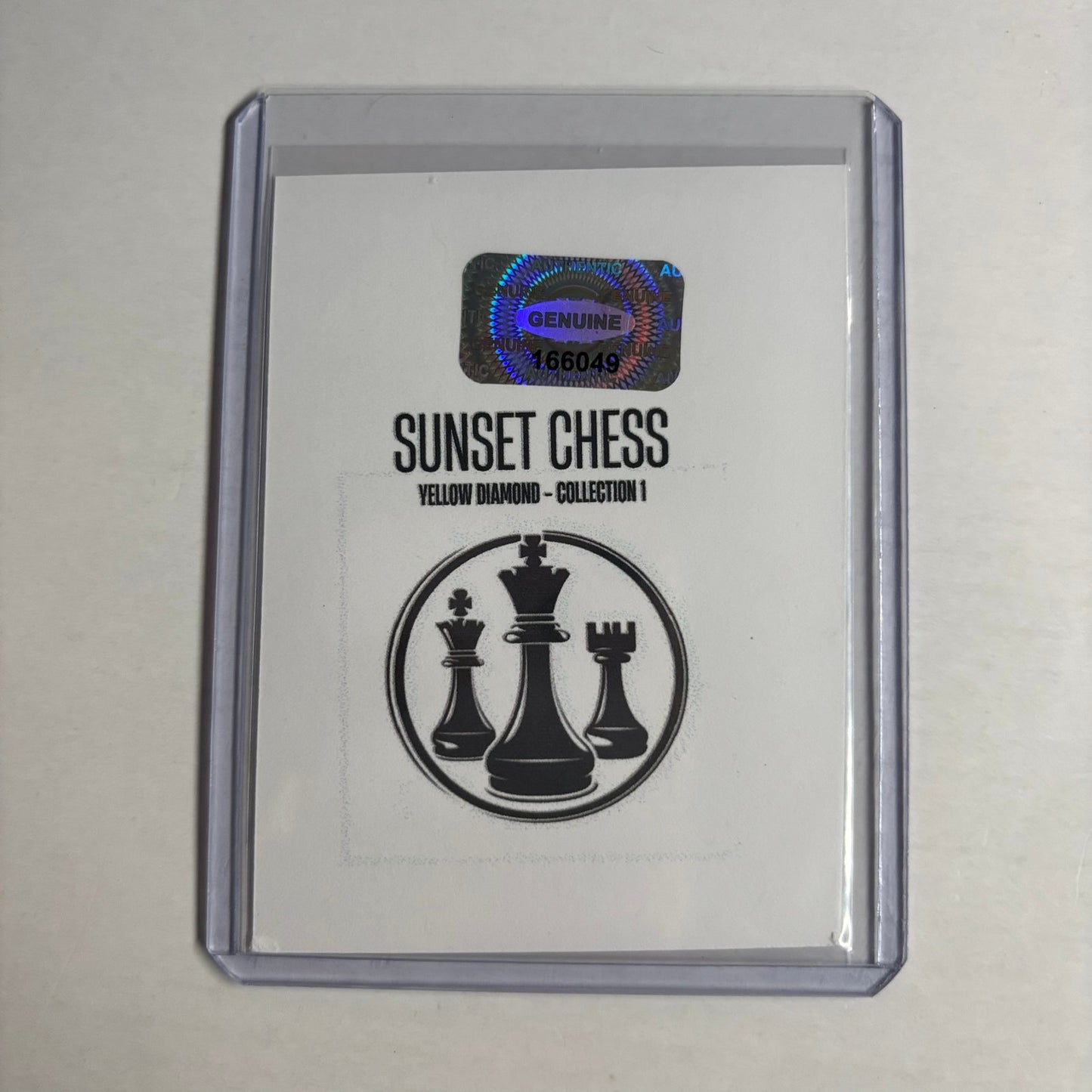 Yellow Diamond Collection 1 - Trading Card