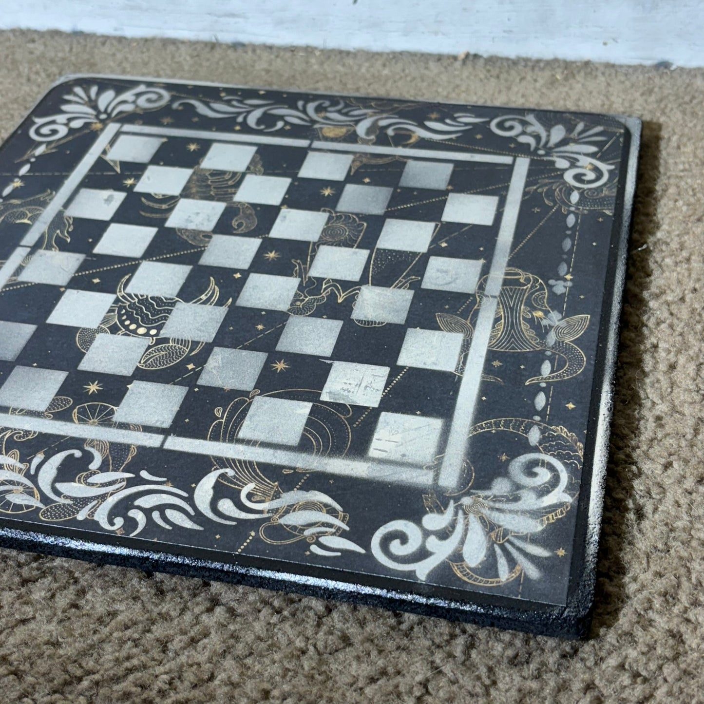 Vintage Chrome - Scrapbook Chess Board