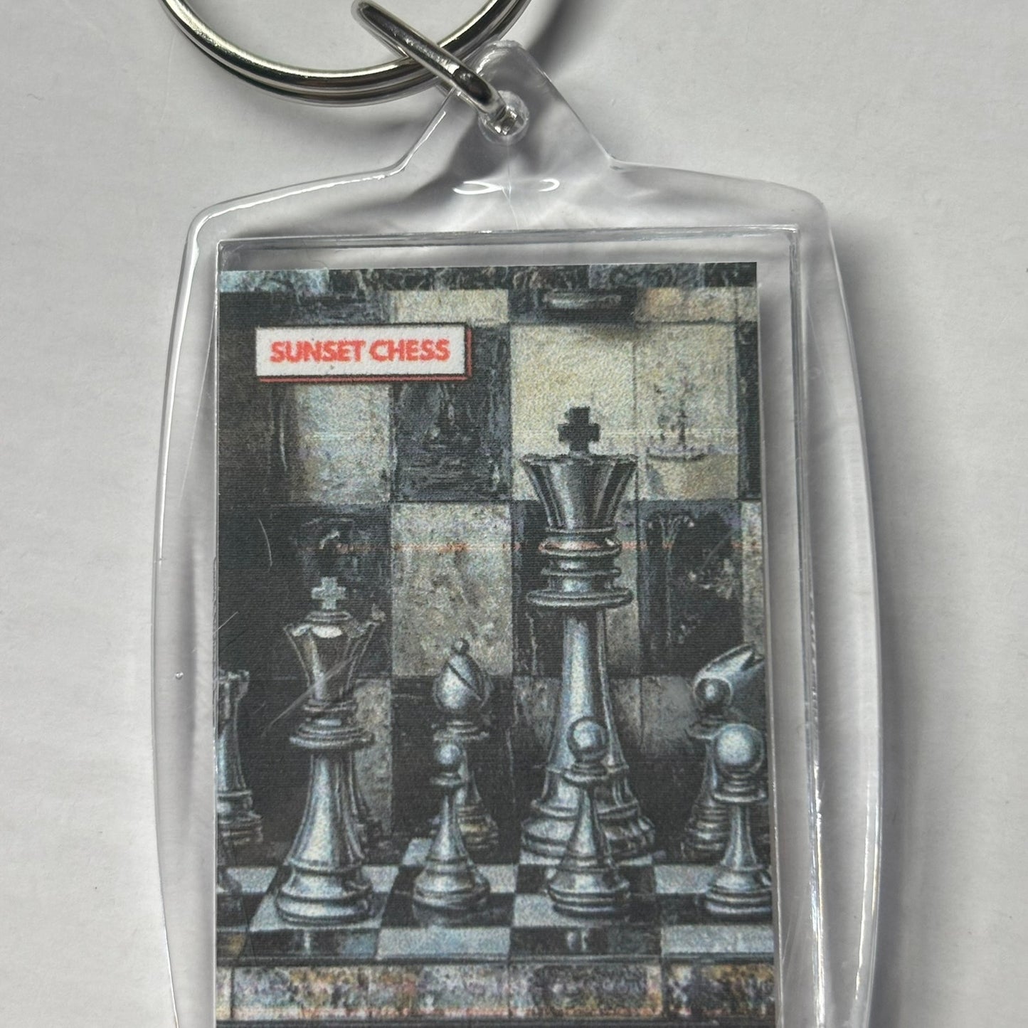 Vintage - Chess  Photo Keychain