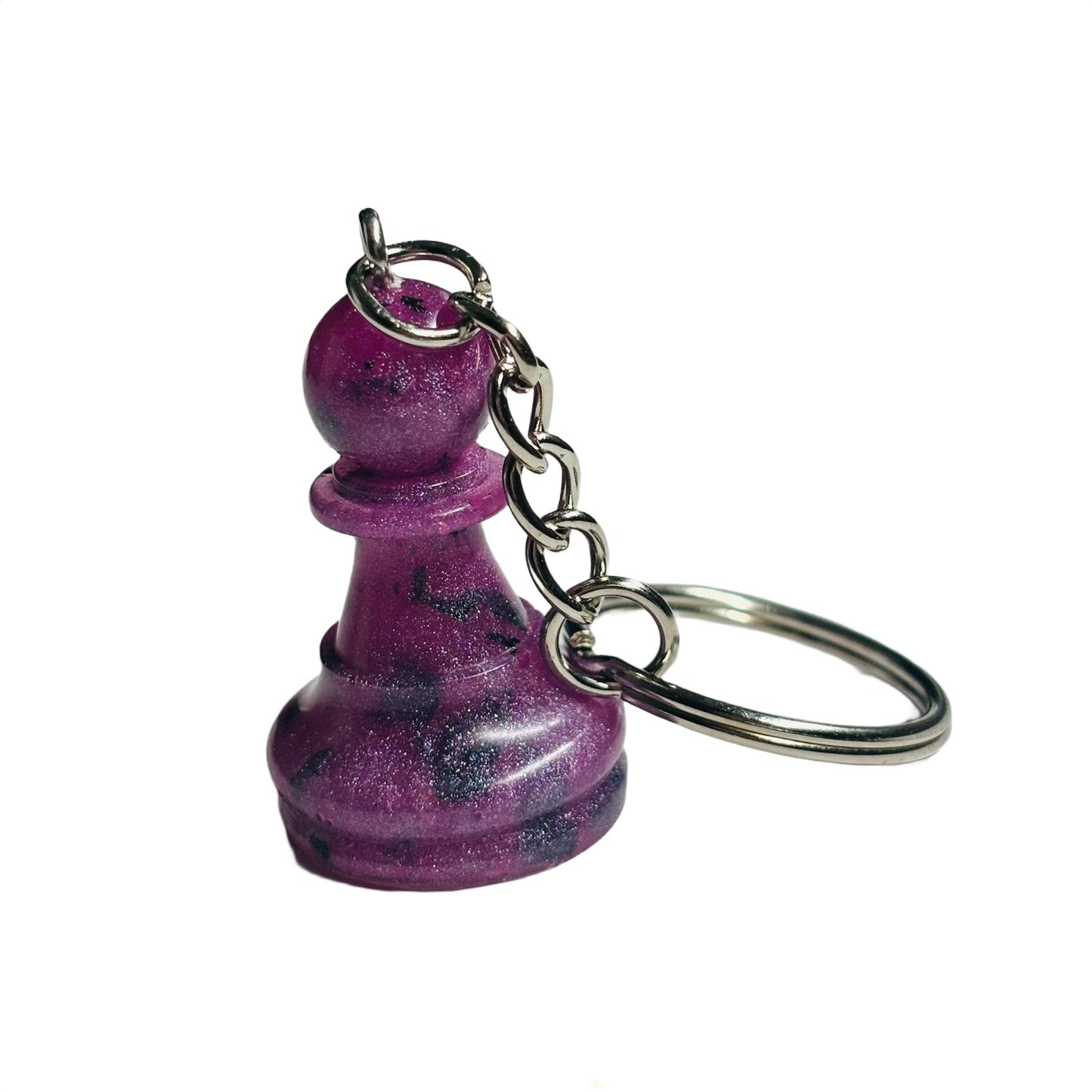 Purple Pawn - Handmade Resin Keychain