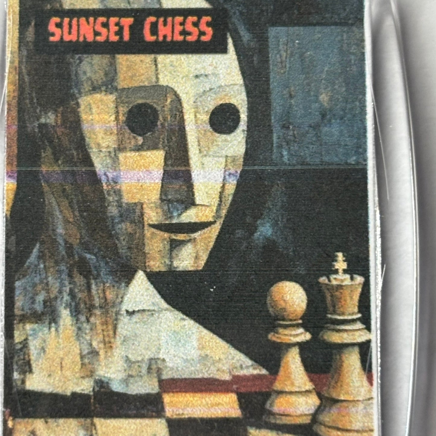 Empty Eyes - Chess  Photo Keychain