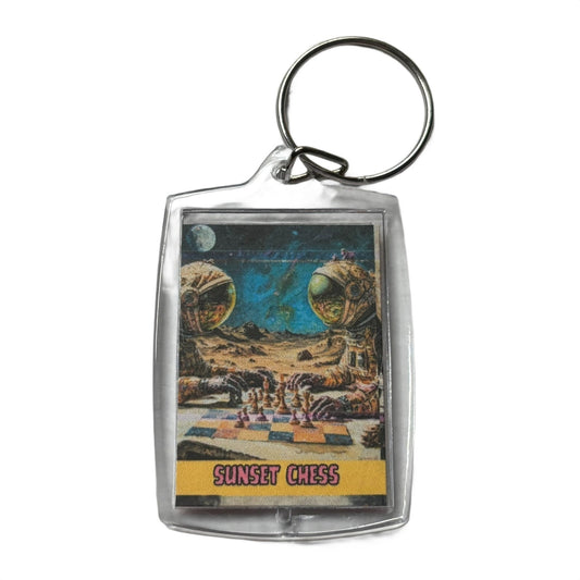 Space War - Chess  Photo Keychain