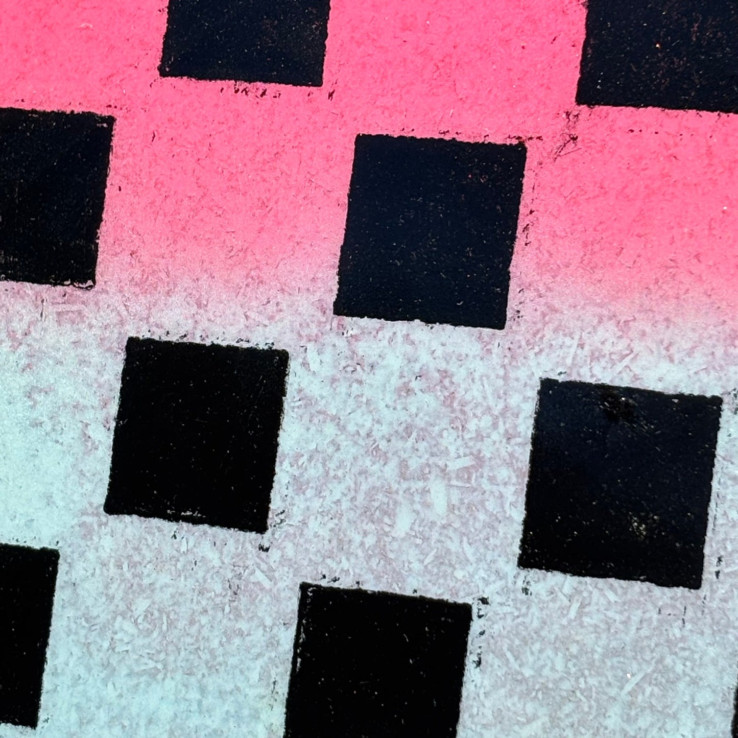 Pink Blue Color Mix - Resin Coated Chess Board