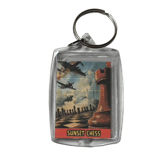 Flying High - Chess  Photo Keychain