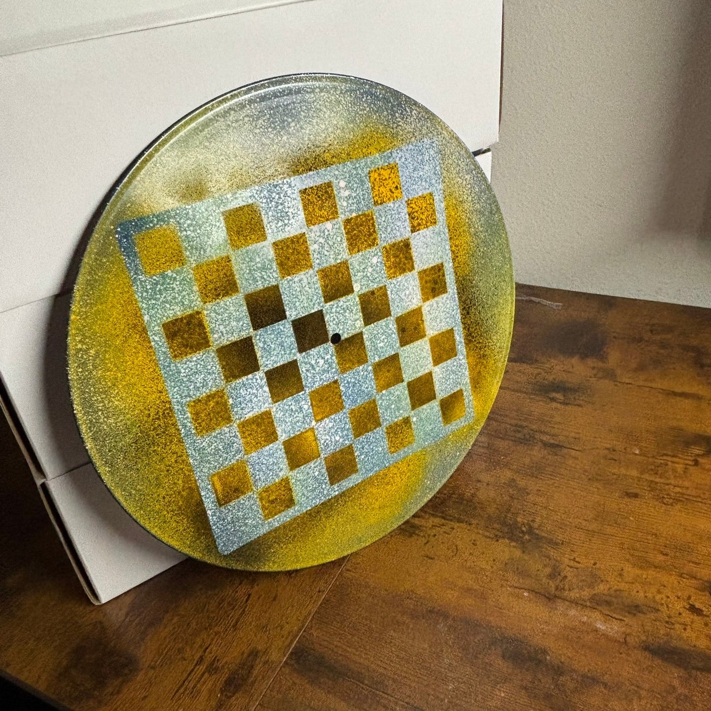 Forest Spotted Sky - Vinyl Chess Board