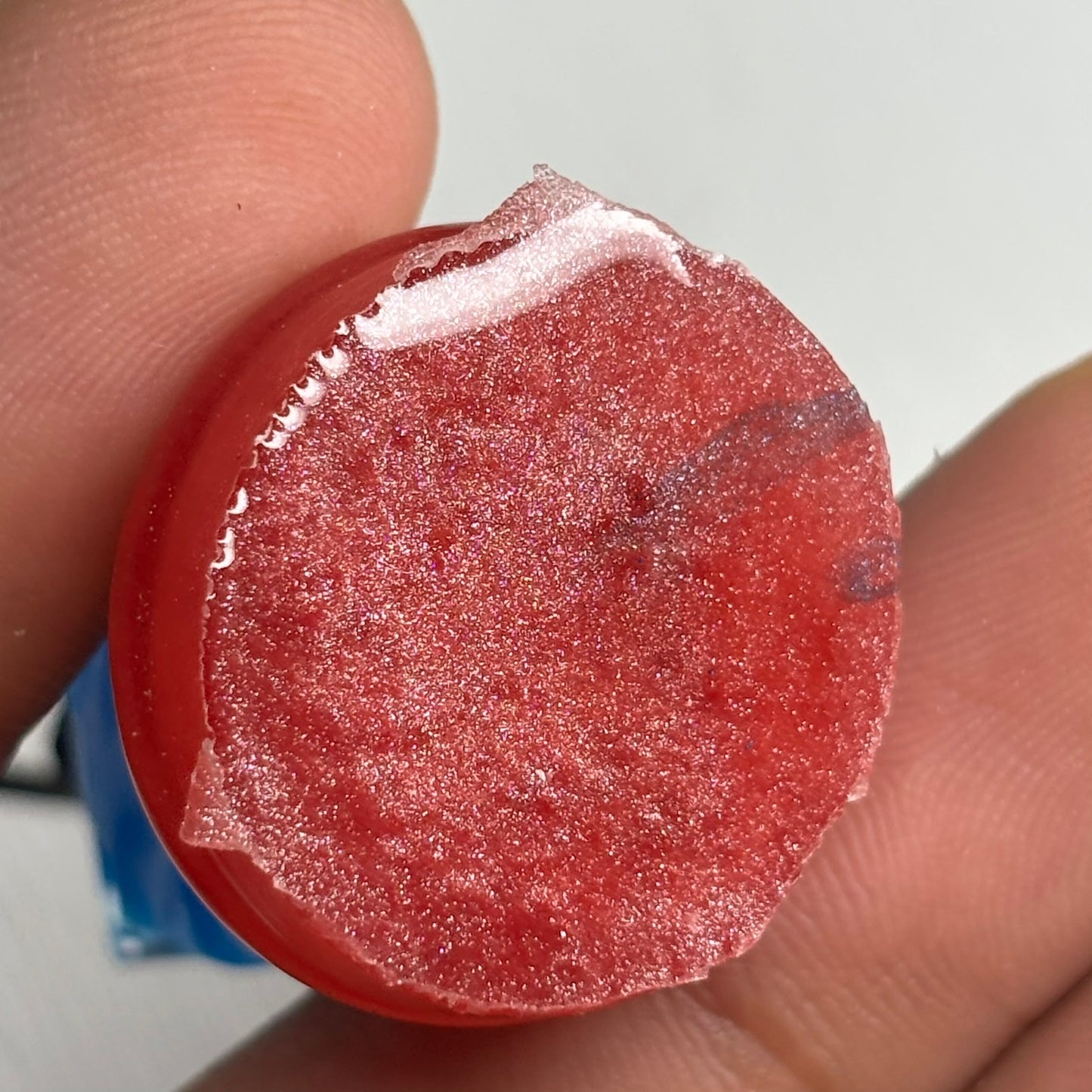 Blue & Red Knight - Handmade Resin Chess Necklace