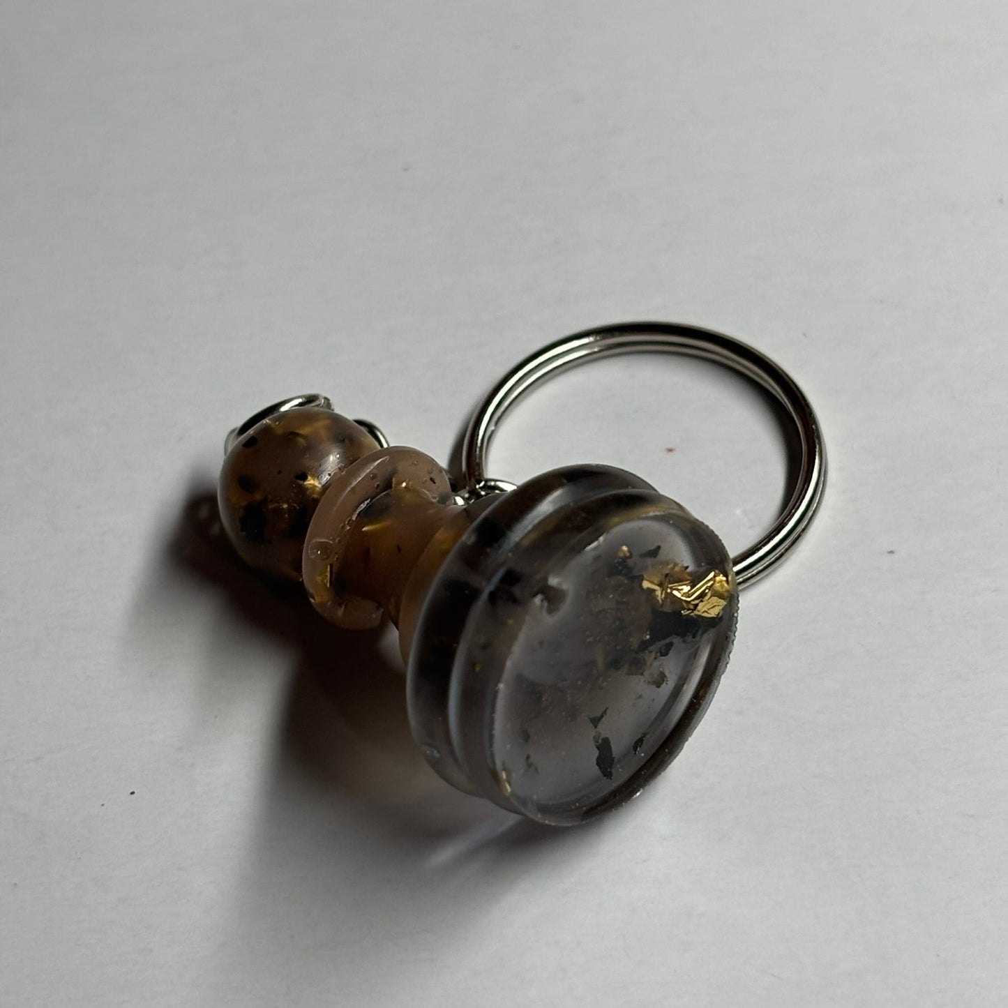 Classic Brown Pawn - Handmade Resin Keychain