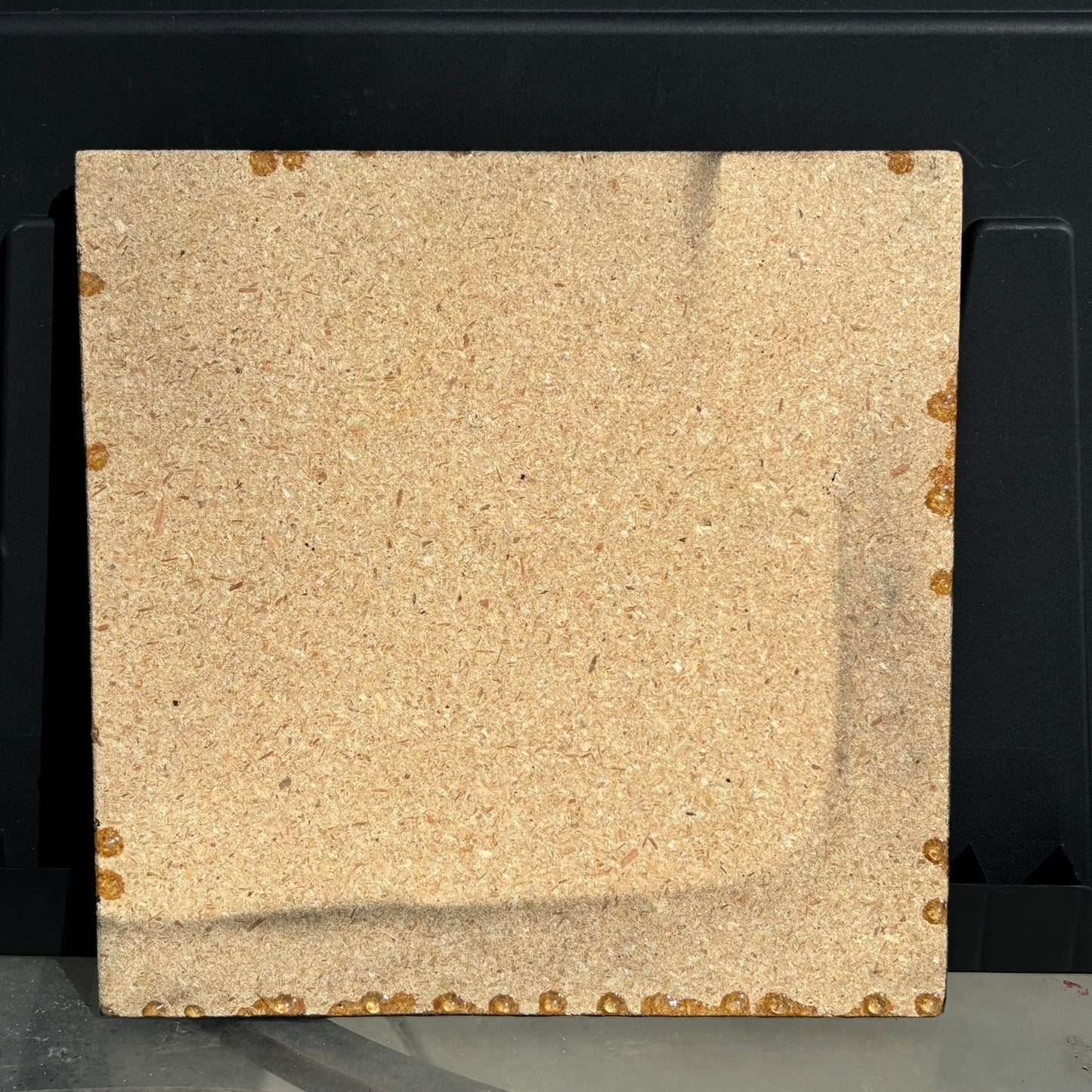 Golden Space Galaxy - Resin Coated Chess Board