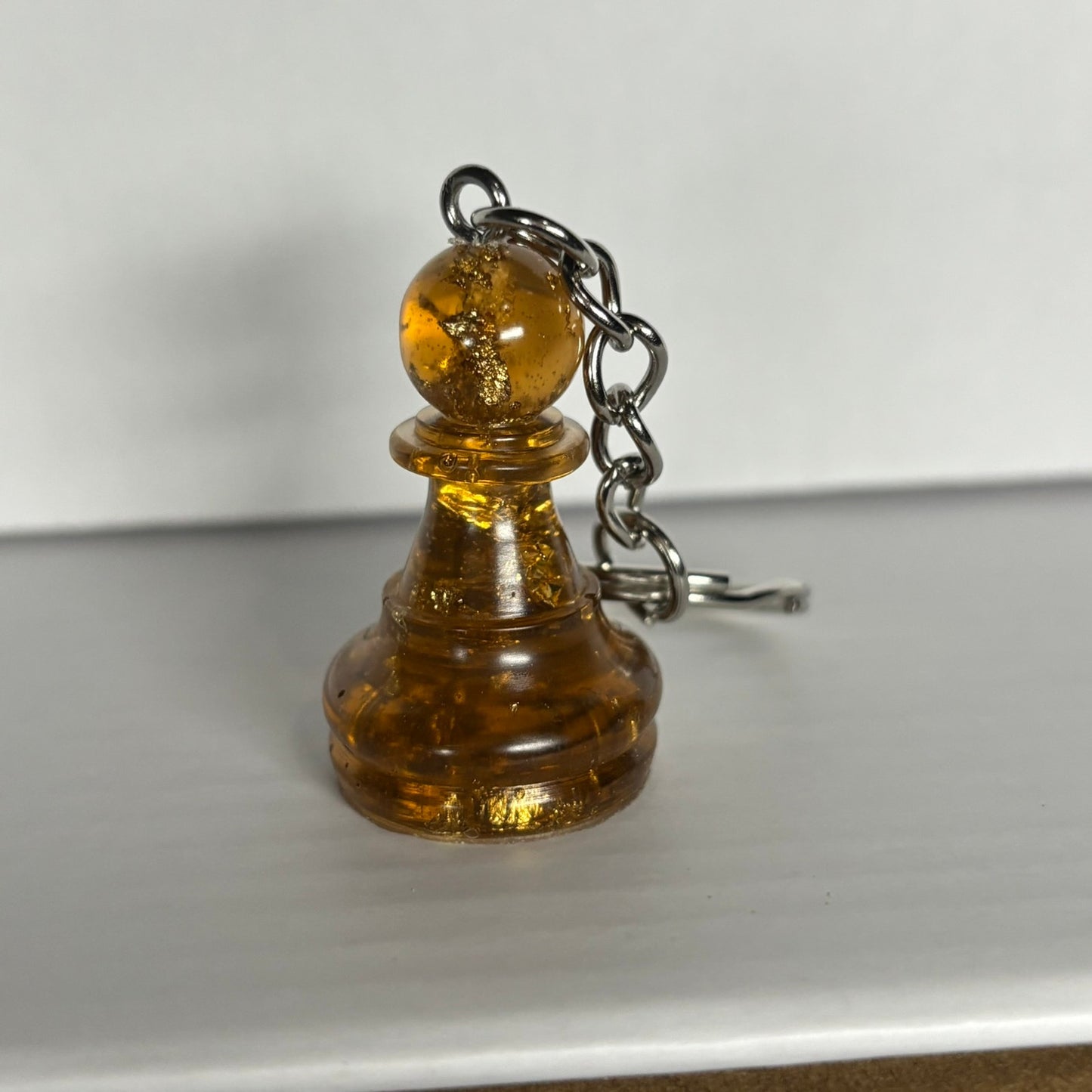 Royalty Pawn Handmade Resin Keychain - One of a Kind Design