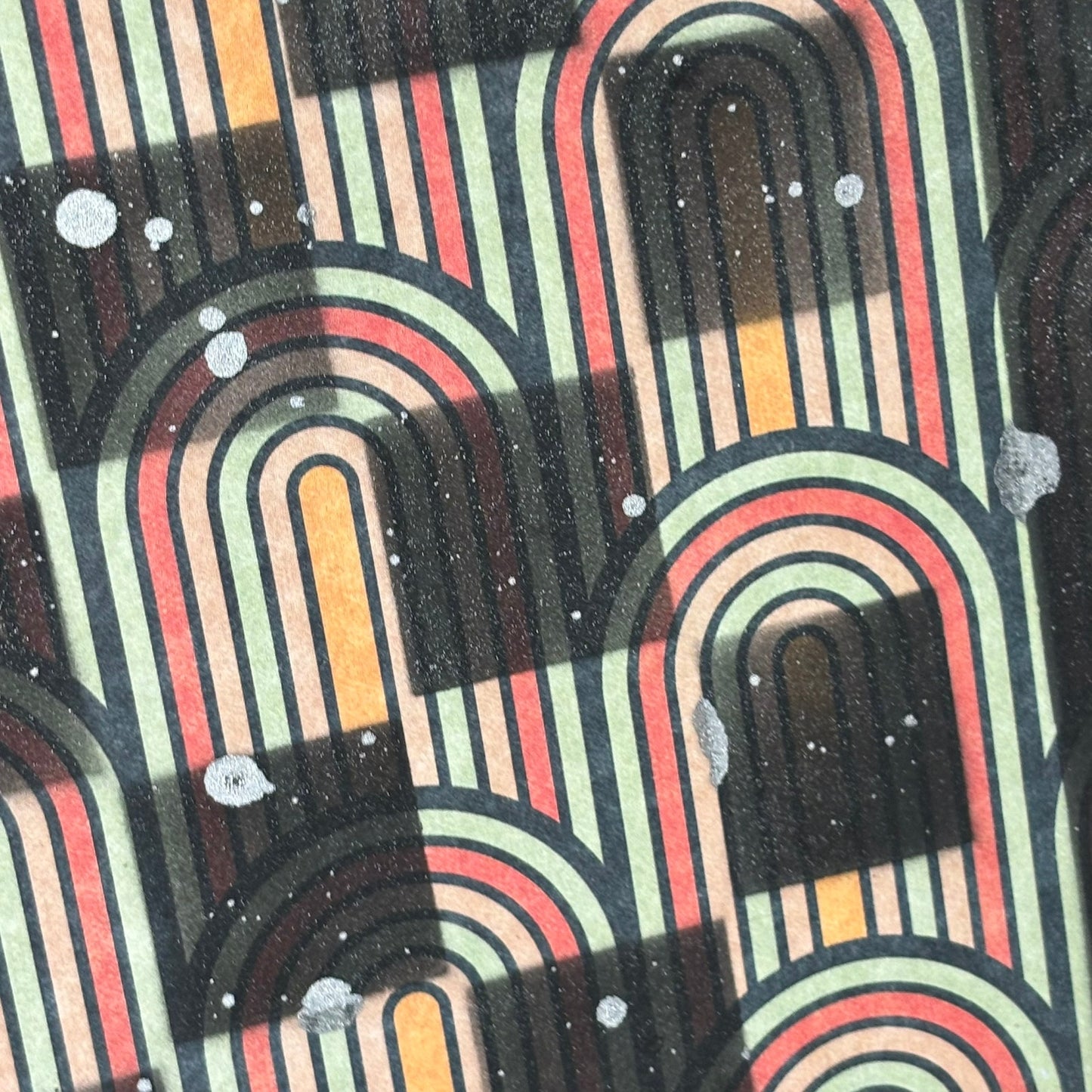 The 70's Vibes - Scrapbook Chess Board