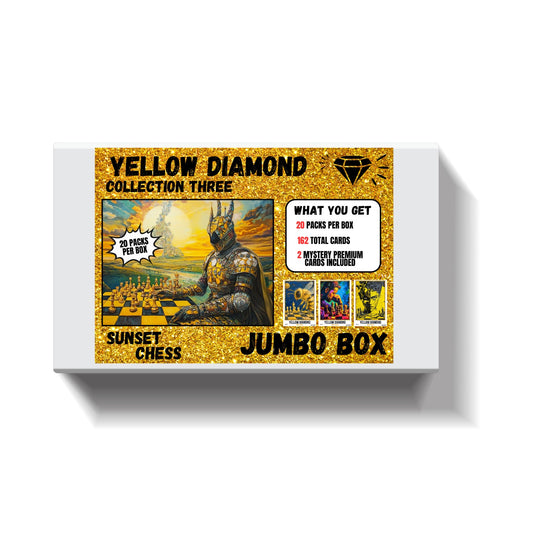 Yellow Diamond 3 - Jumbo Box Pack - Chess Trading Cards