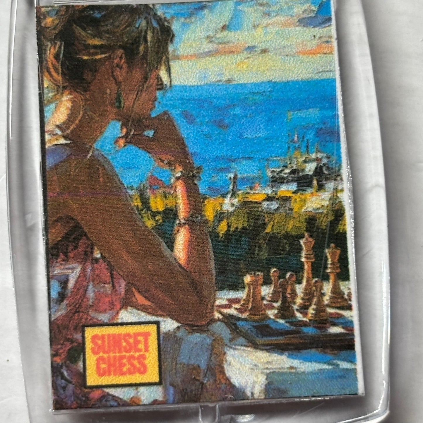 The View - Chess  Photo Keychain