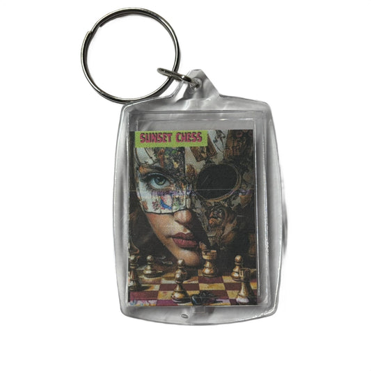 Missing Eye - Chess  Photo Keychain
