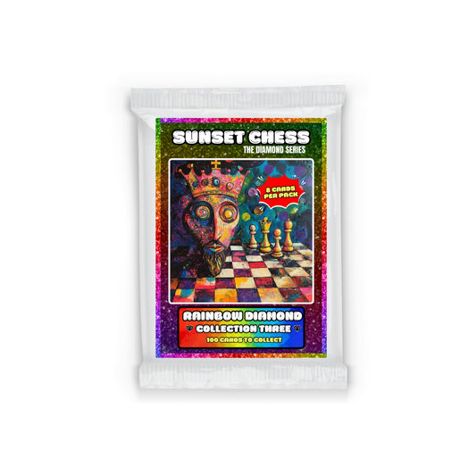 Rainbow Diamond Part 3 - Sunset Chess Scrapbook Card Pack