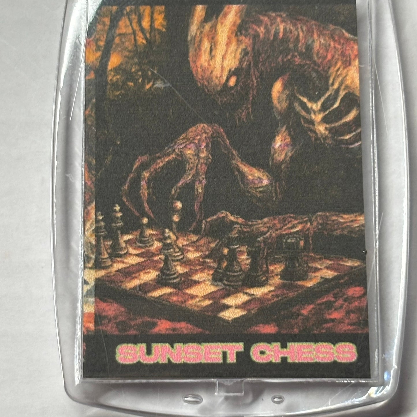 Evil Creature - Chess  Photo Keychain