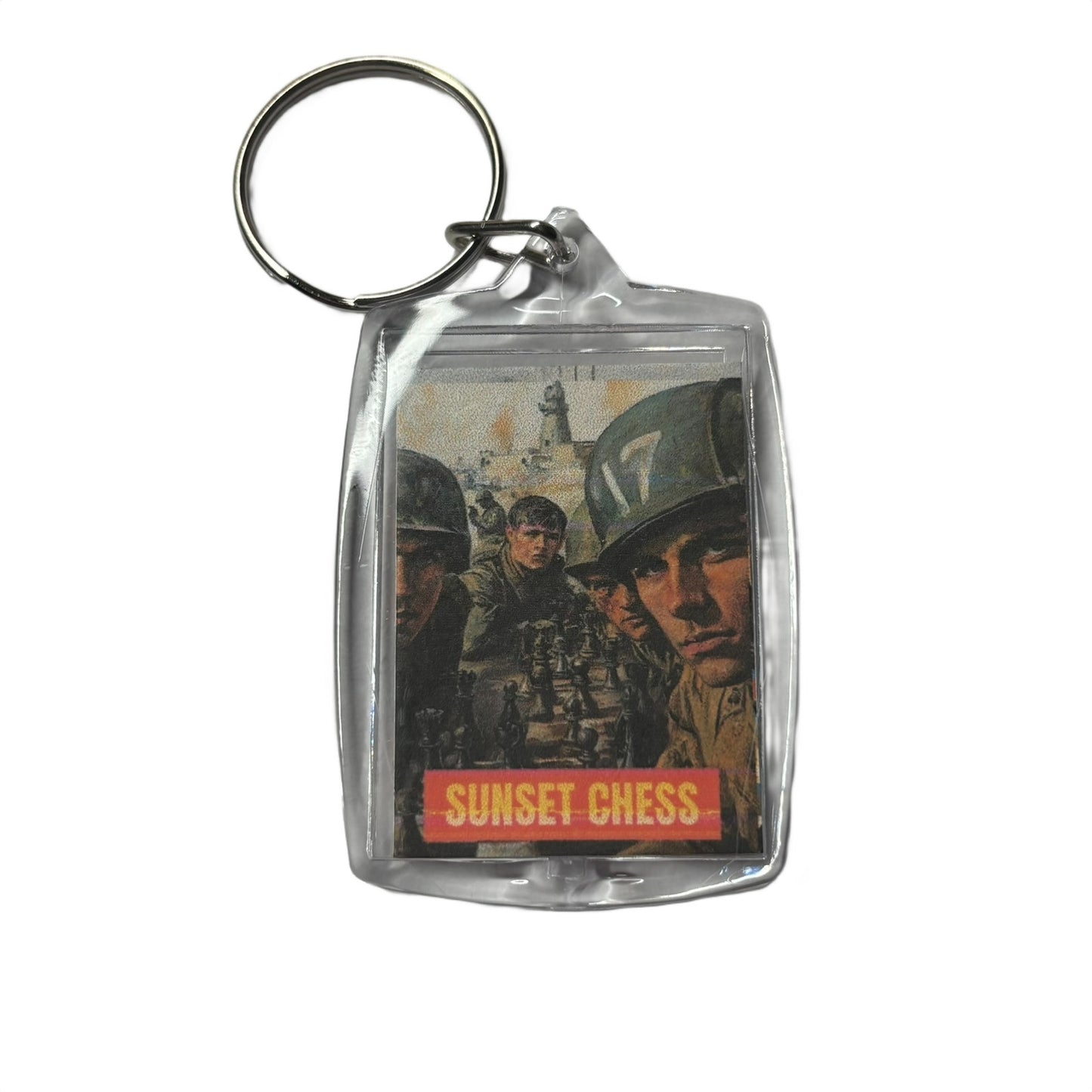 Young Soldiers - Chess  Photo Keychain