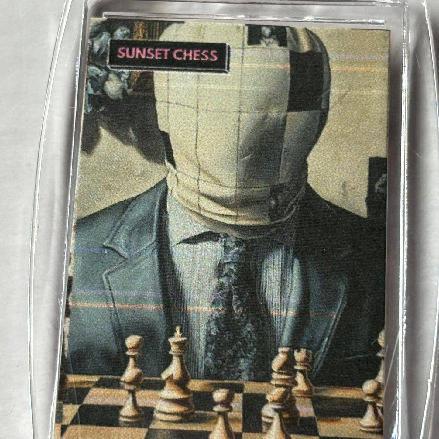 White Rag - Chess  Photo Keychain