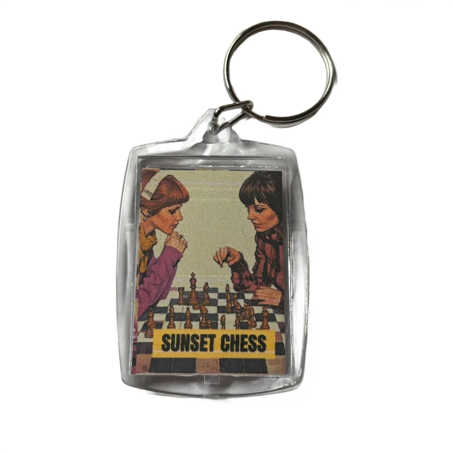 The 70's - Chess  Photo Keychain
