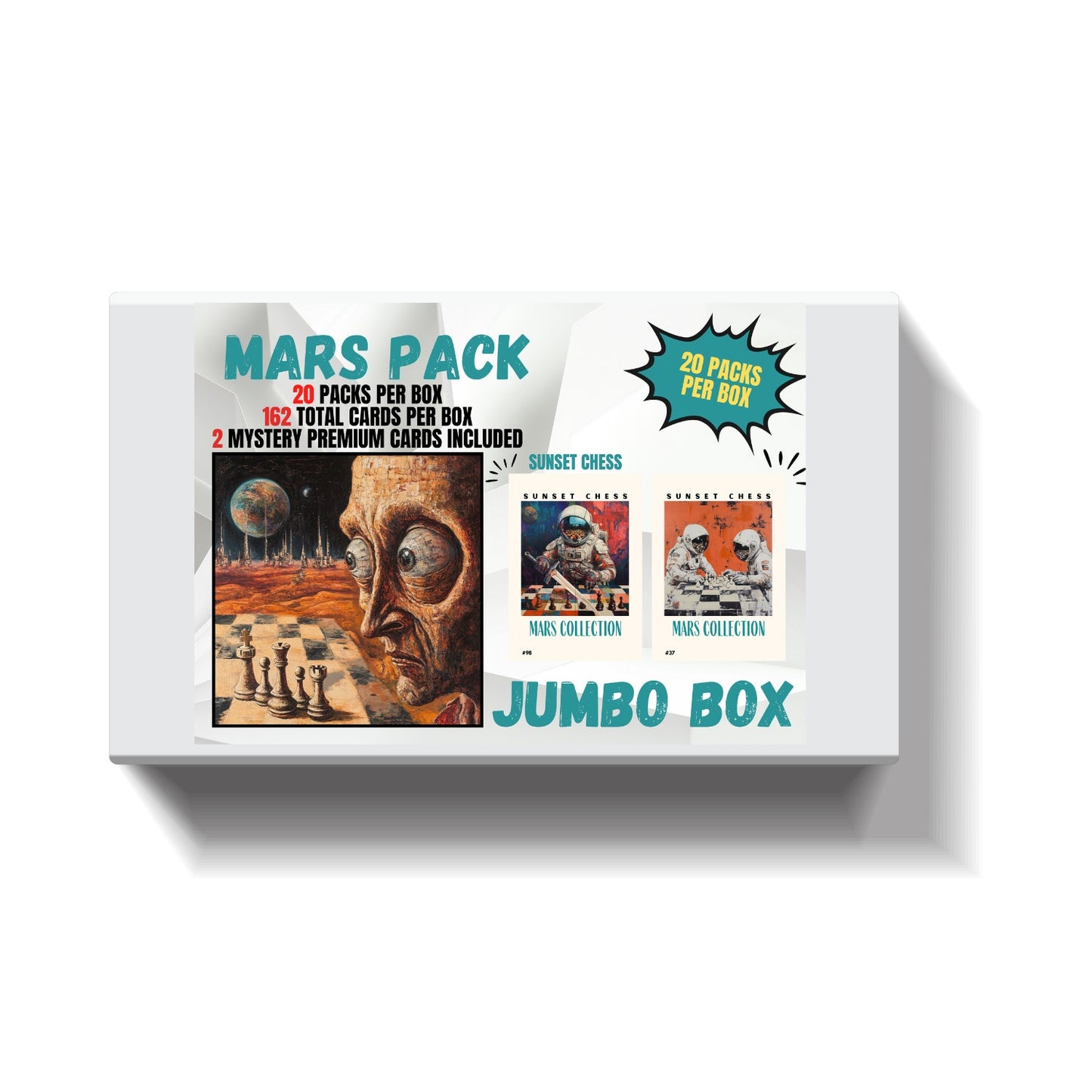 Mars Series - Jumbo Box Pack - Chess Trading Cards