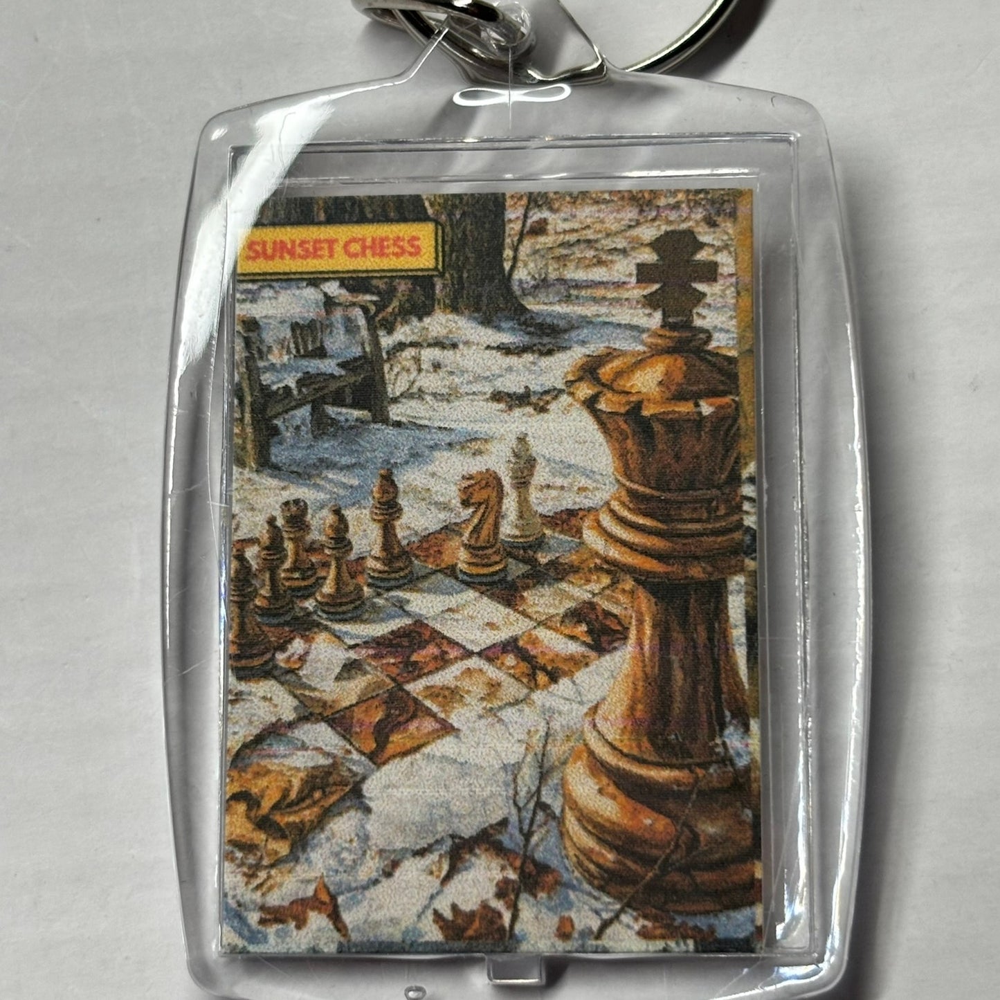 Standing Tall - Chess  Photo Keychain
