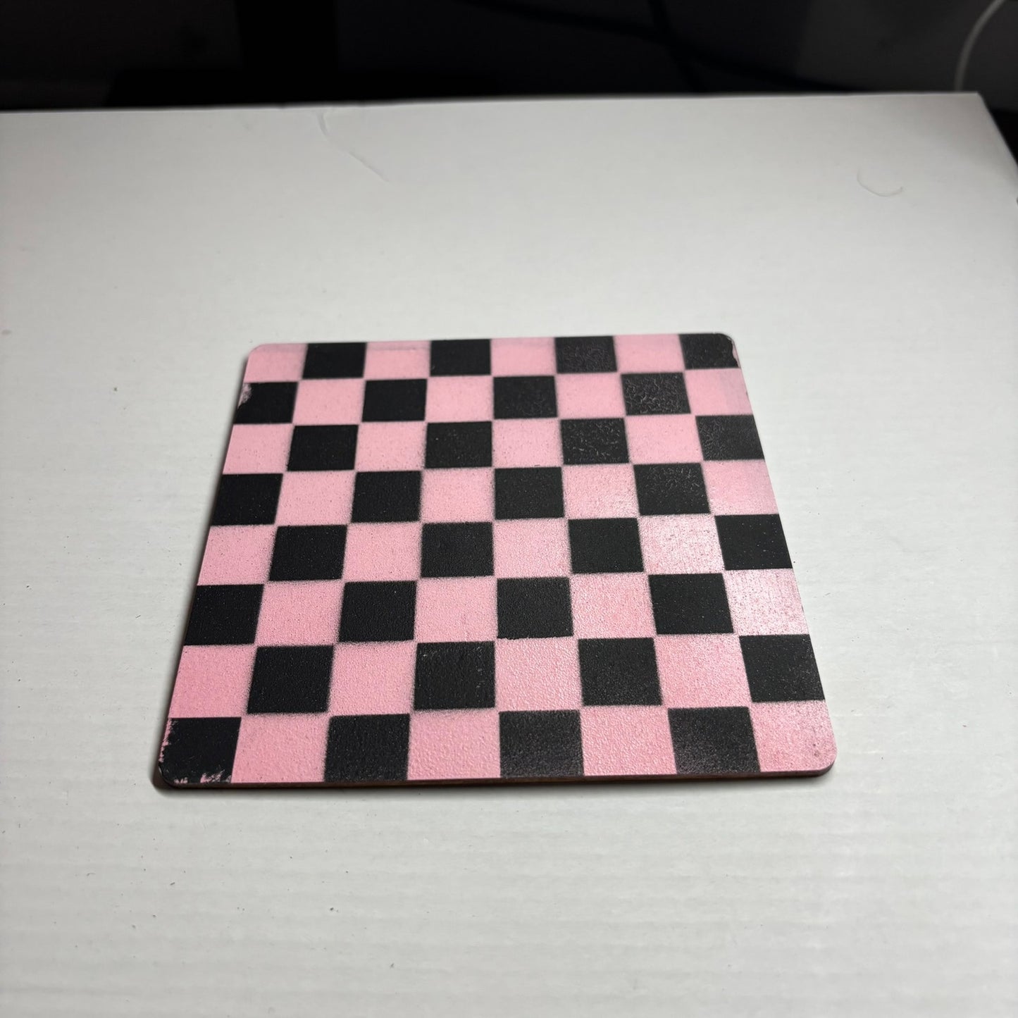 Sky Pink Black - Mini Chess Set