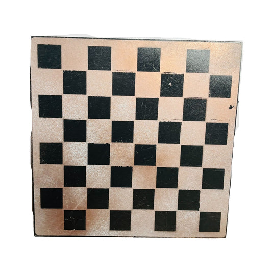 Rustic Brown - Painted Chess Board
