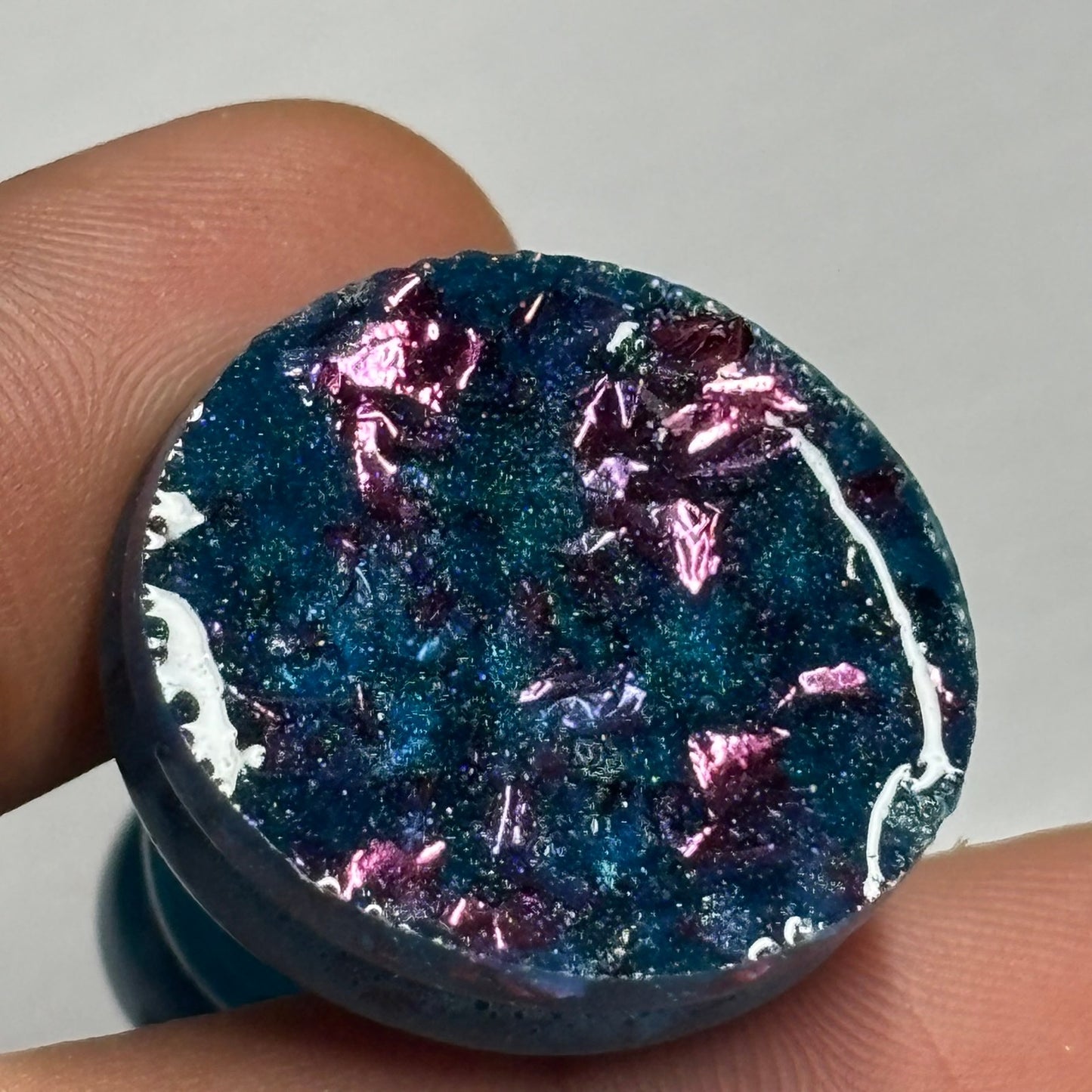 Blue Bishop - Handmade Resin Keychain