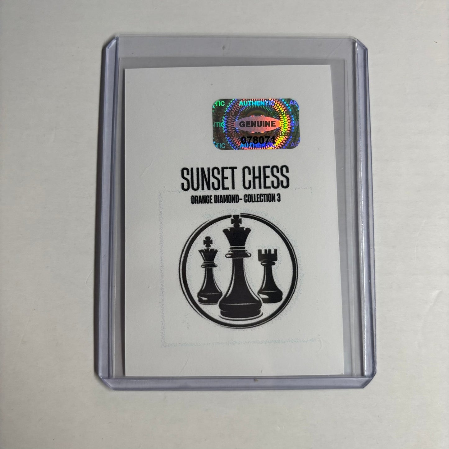 Orange Diamond Collection 3 - Trading Card