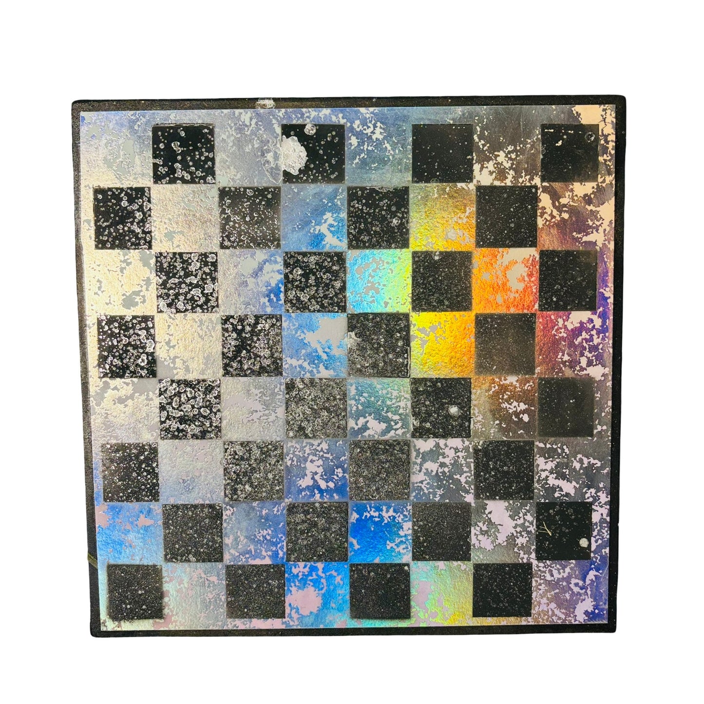 Glowing Chrome - Scrapbook Chess Board