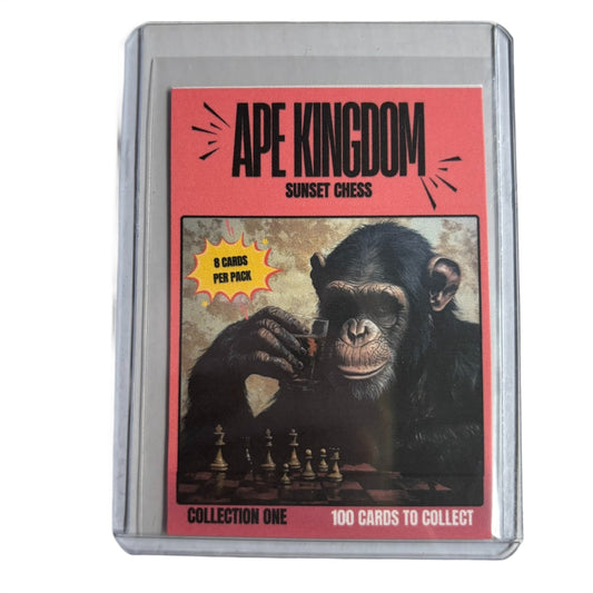The Ape Kingdom Collection 1 Cover Card - Scrapbook Trading Card