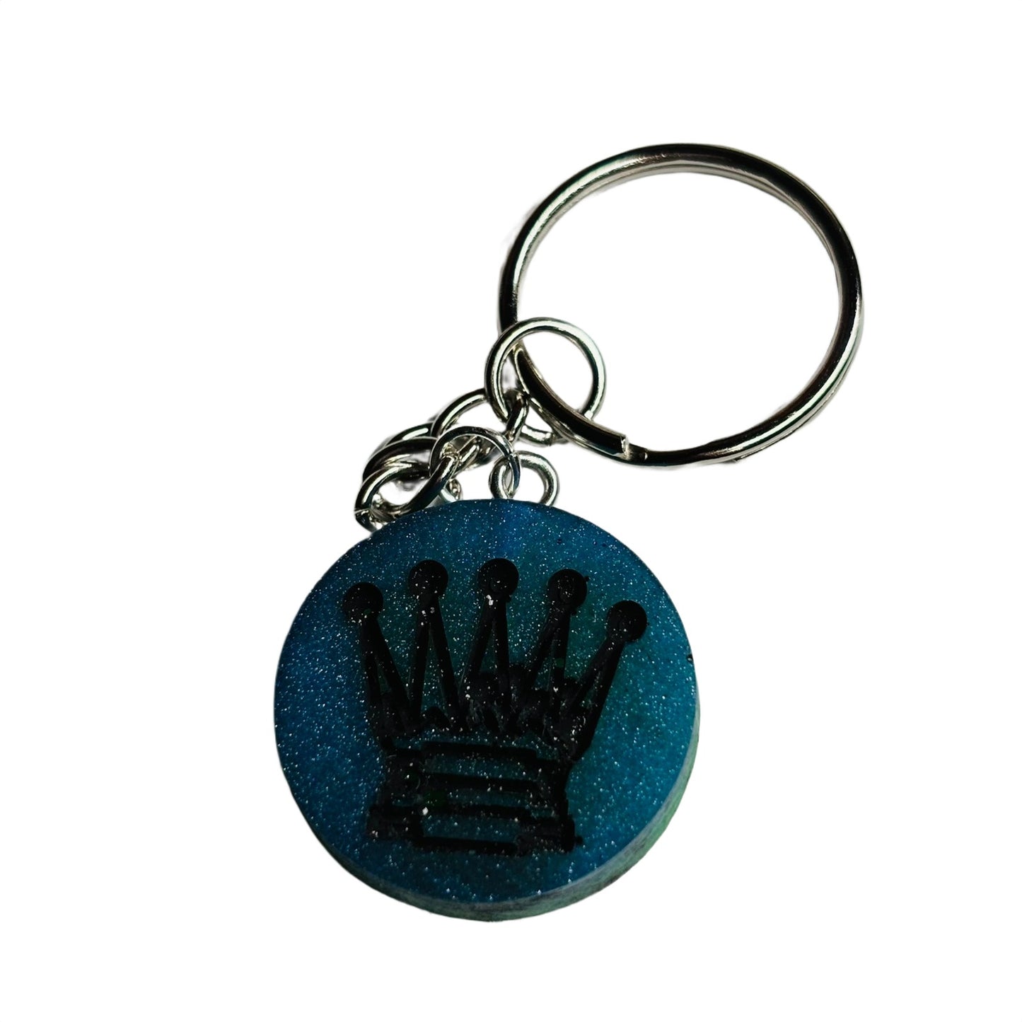Double Sided Queen - Handmade Resin Keychain