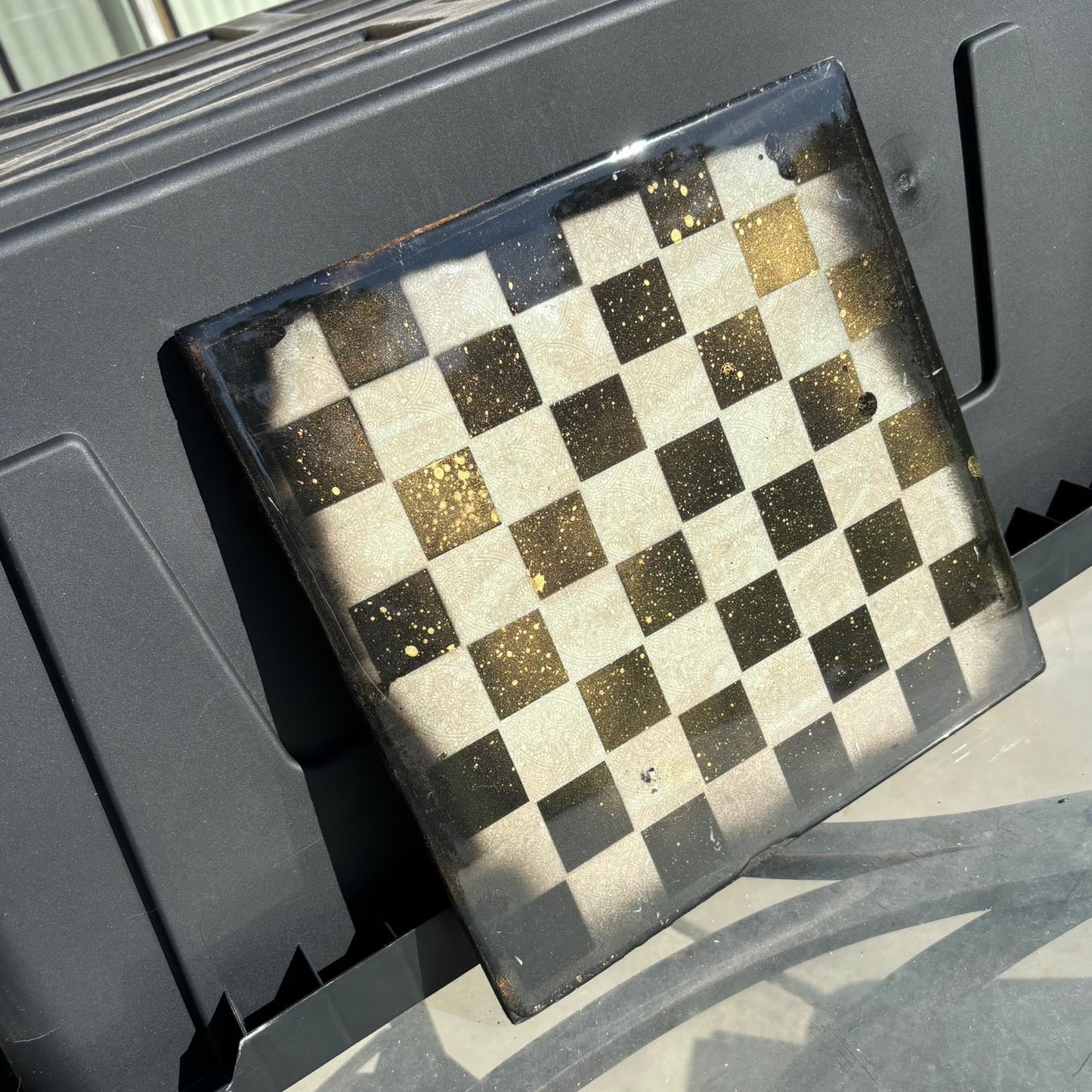 Royal Gold - Resin Coated Chess Board