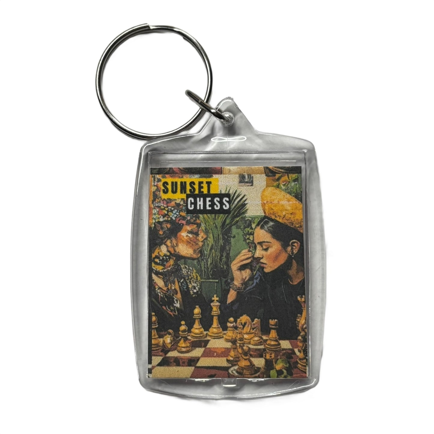 Mother Daughter - Chess  Photo Keychain