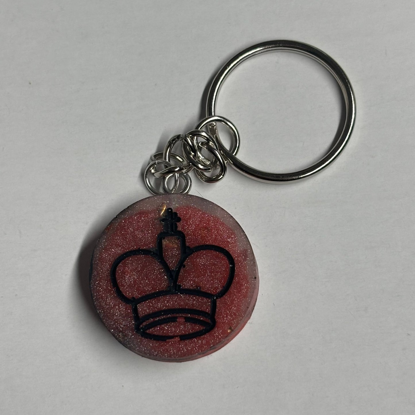 Red Mist King - Handmade Resin Keychain