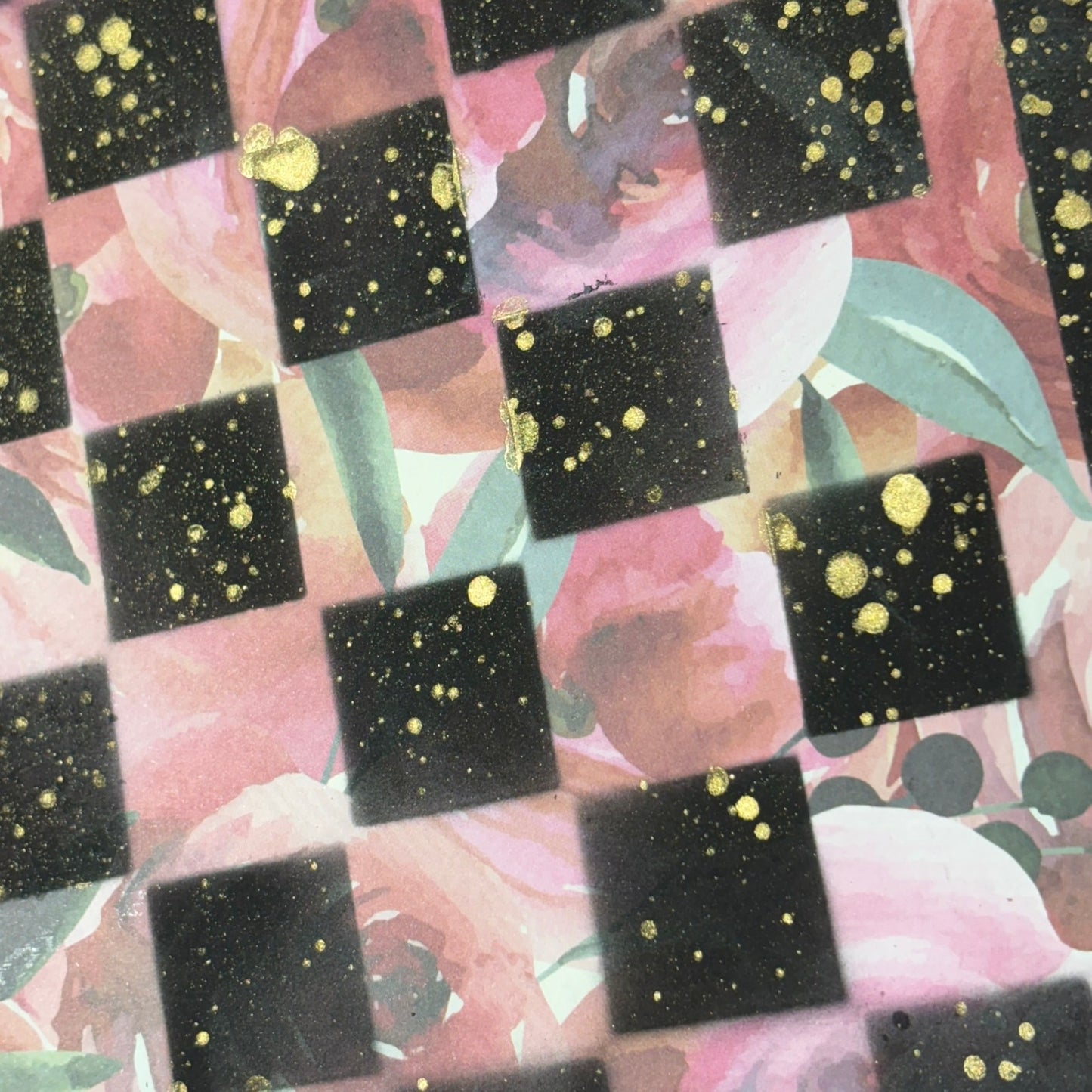 Rose Gold - Scrapbook Chess Board