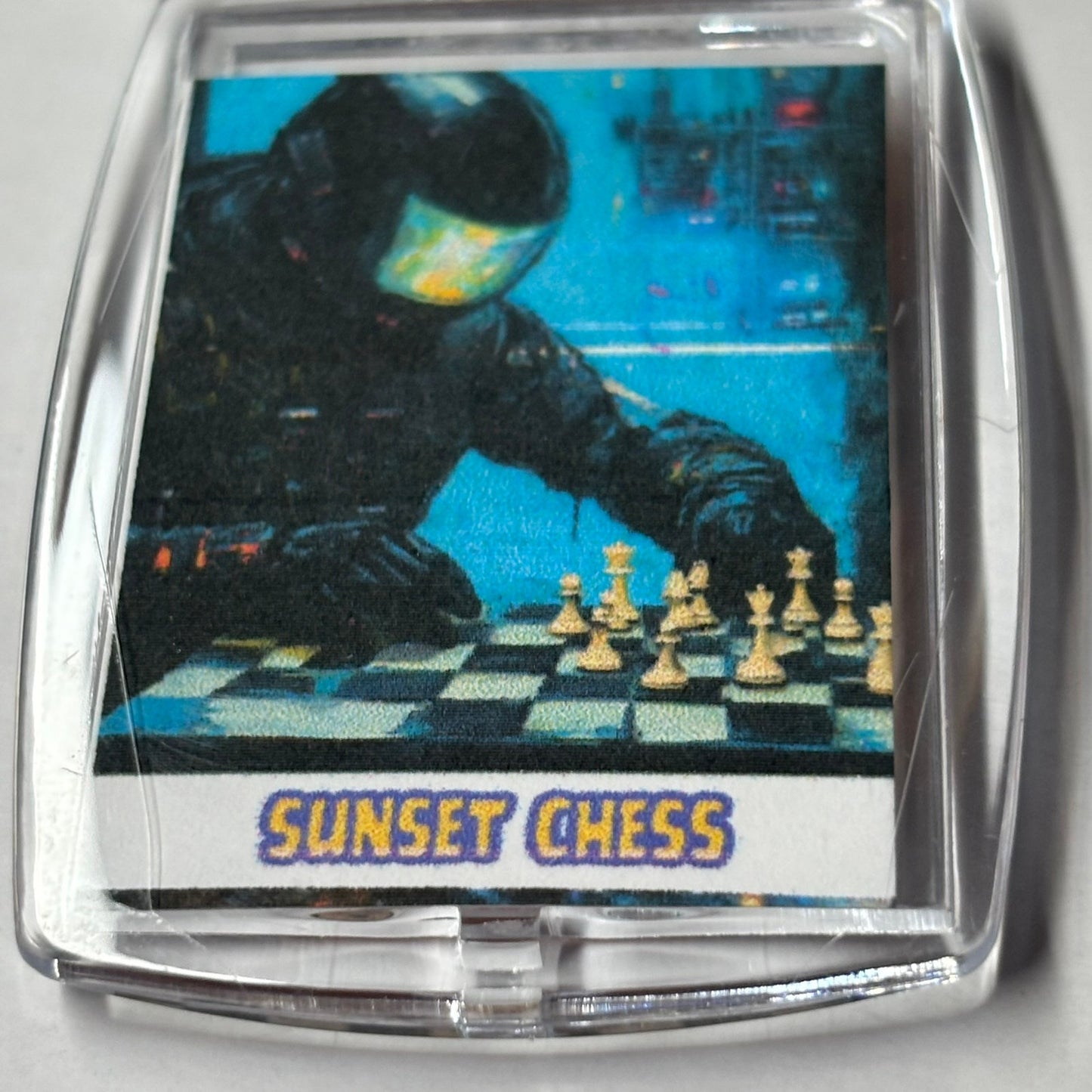 Robo Chess - Chess  Photo Keychain