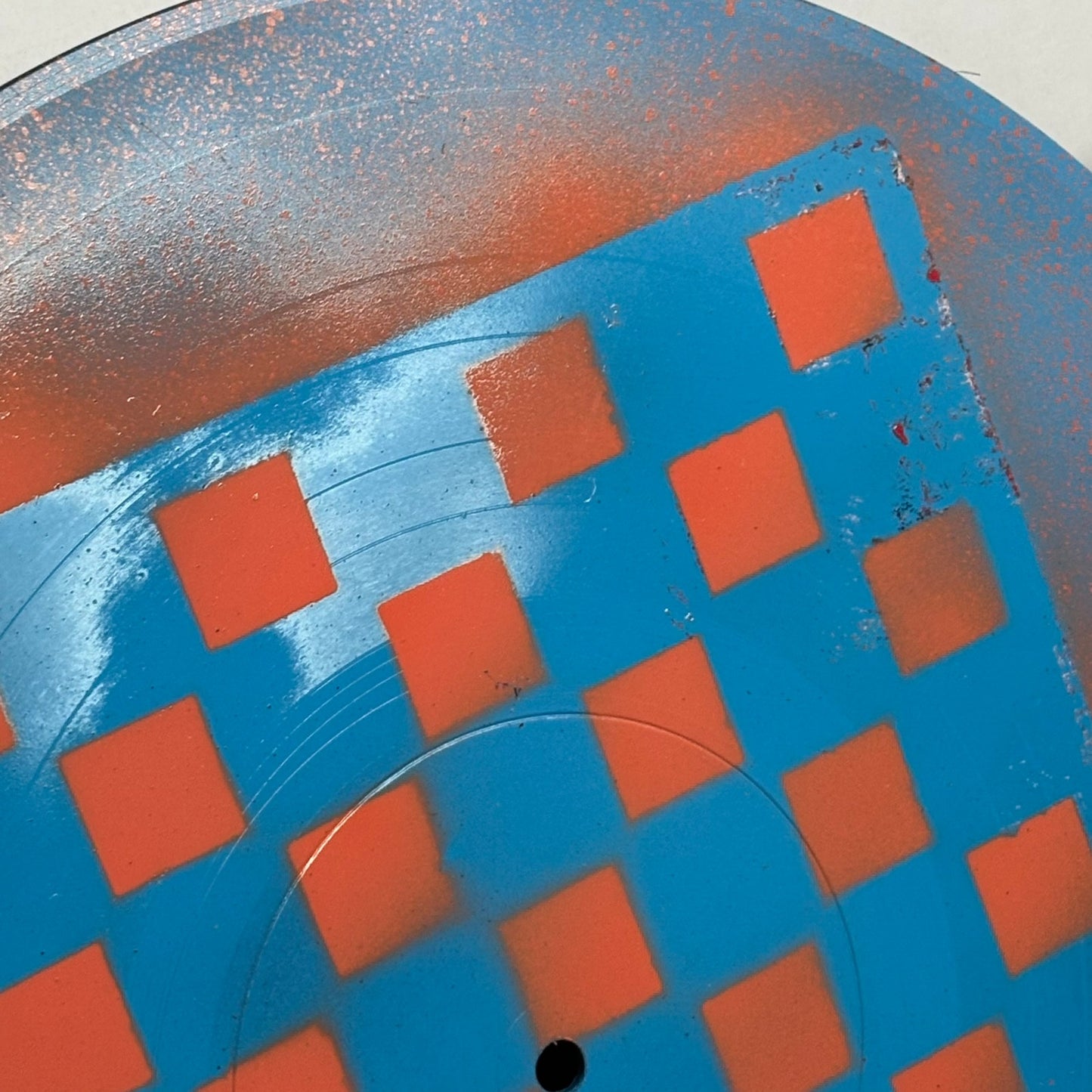 Miami Orange & Blue - Vinyl Chess Board