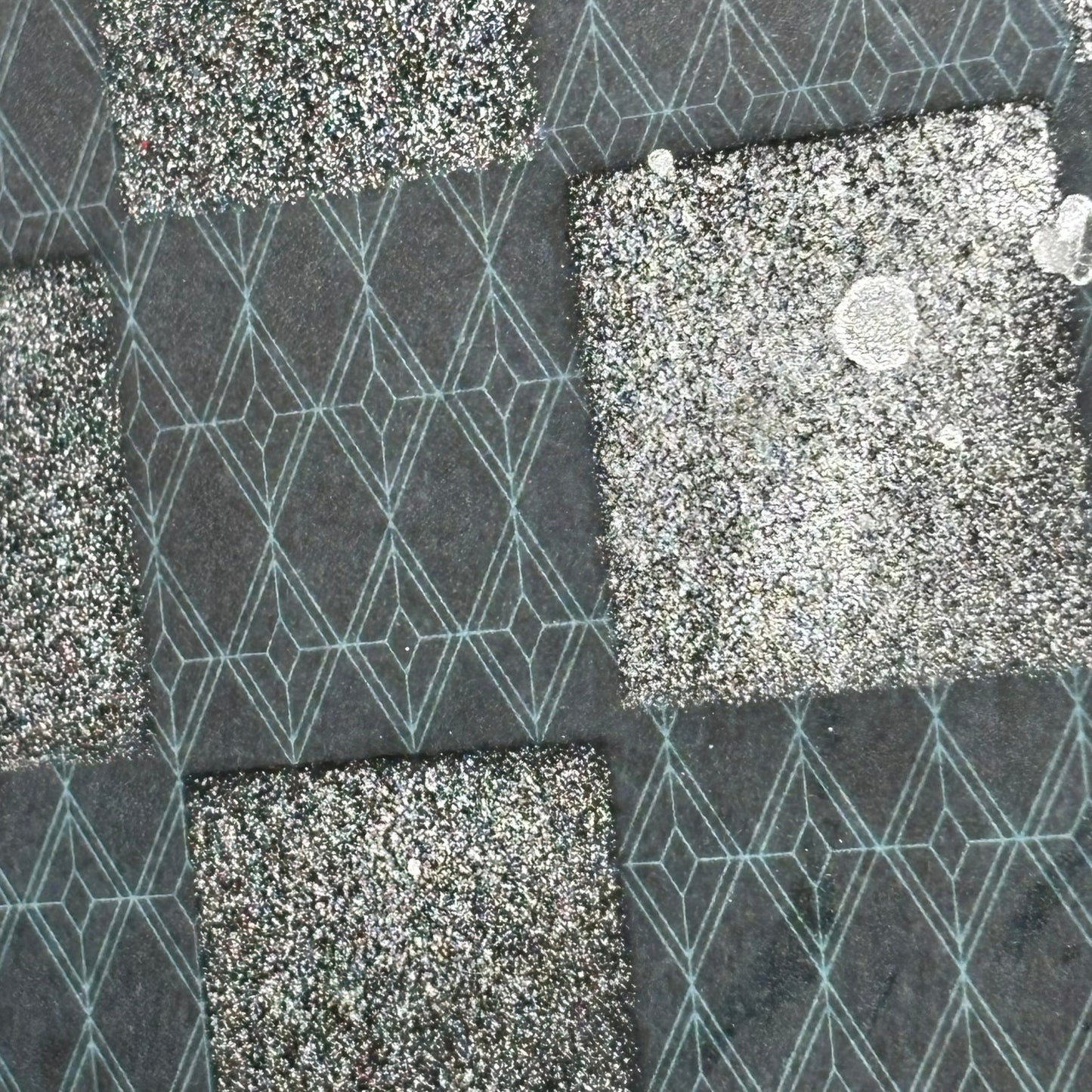 Matrix Green - Scrapbook Chess Board