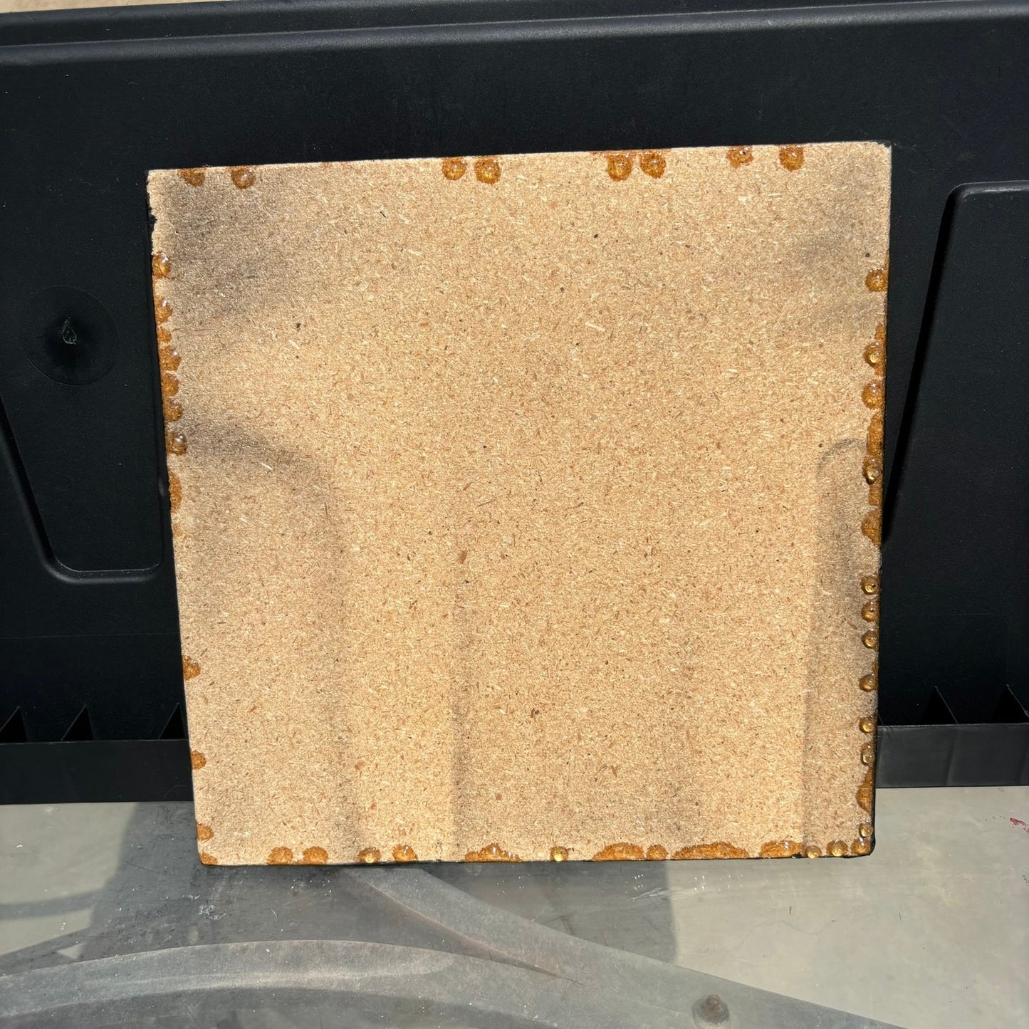 Old School Cream - Resin Coated Chess Board