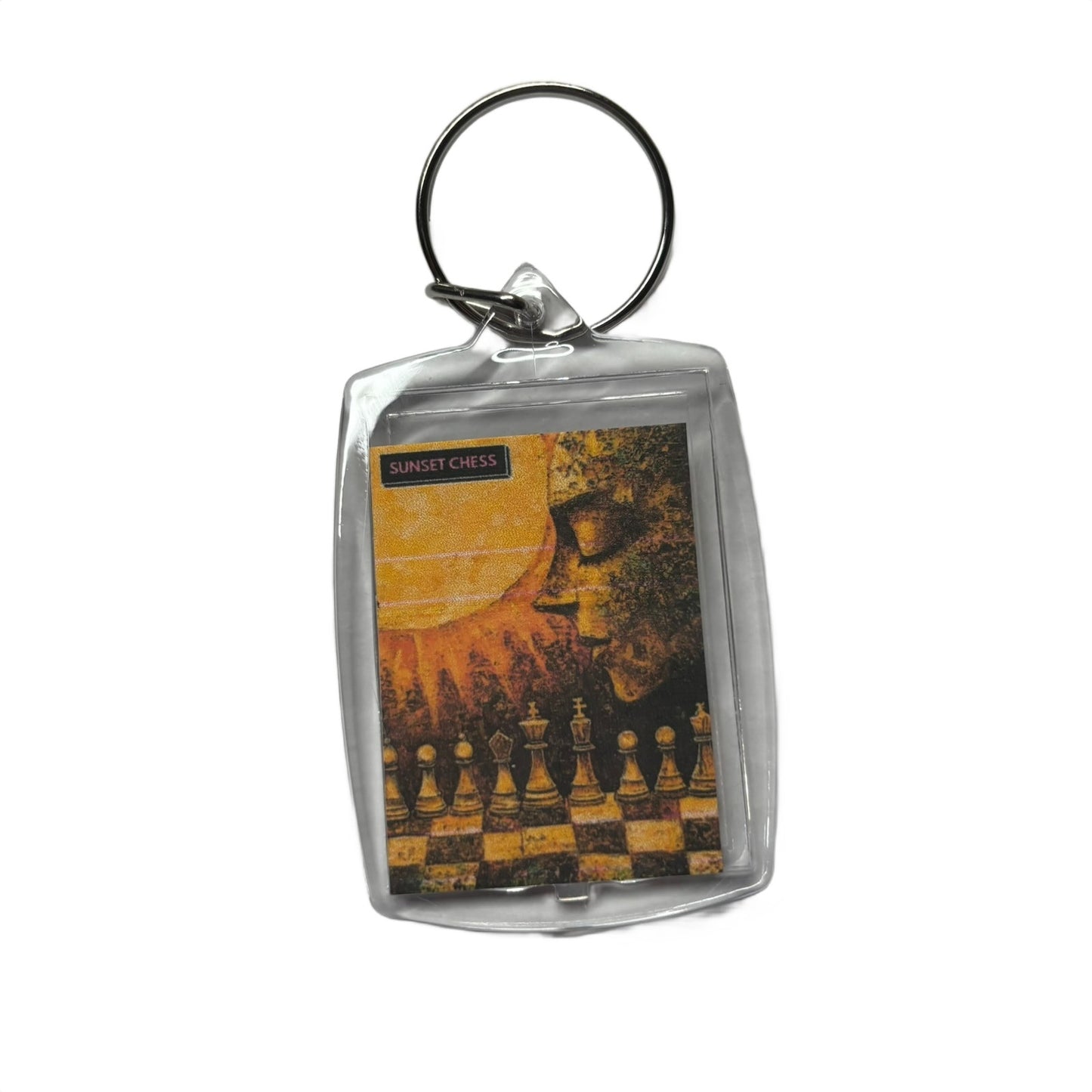 Sun Blaze - Chess  Photo Keychain