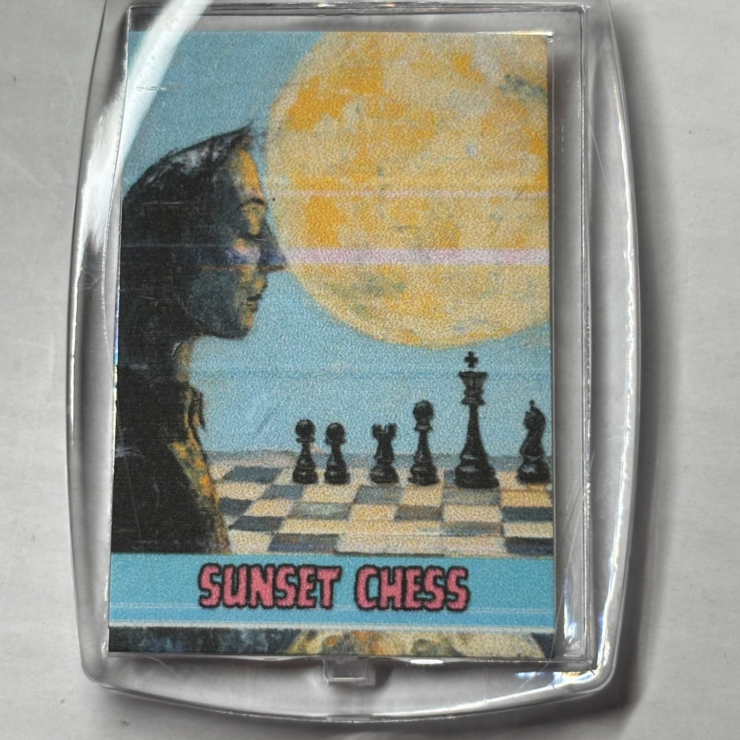Peace - Chess  Photo Keychain