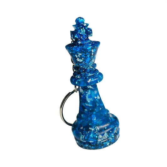Hyper Crystal Blue King - Handmade Resin Keychain