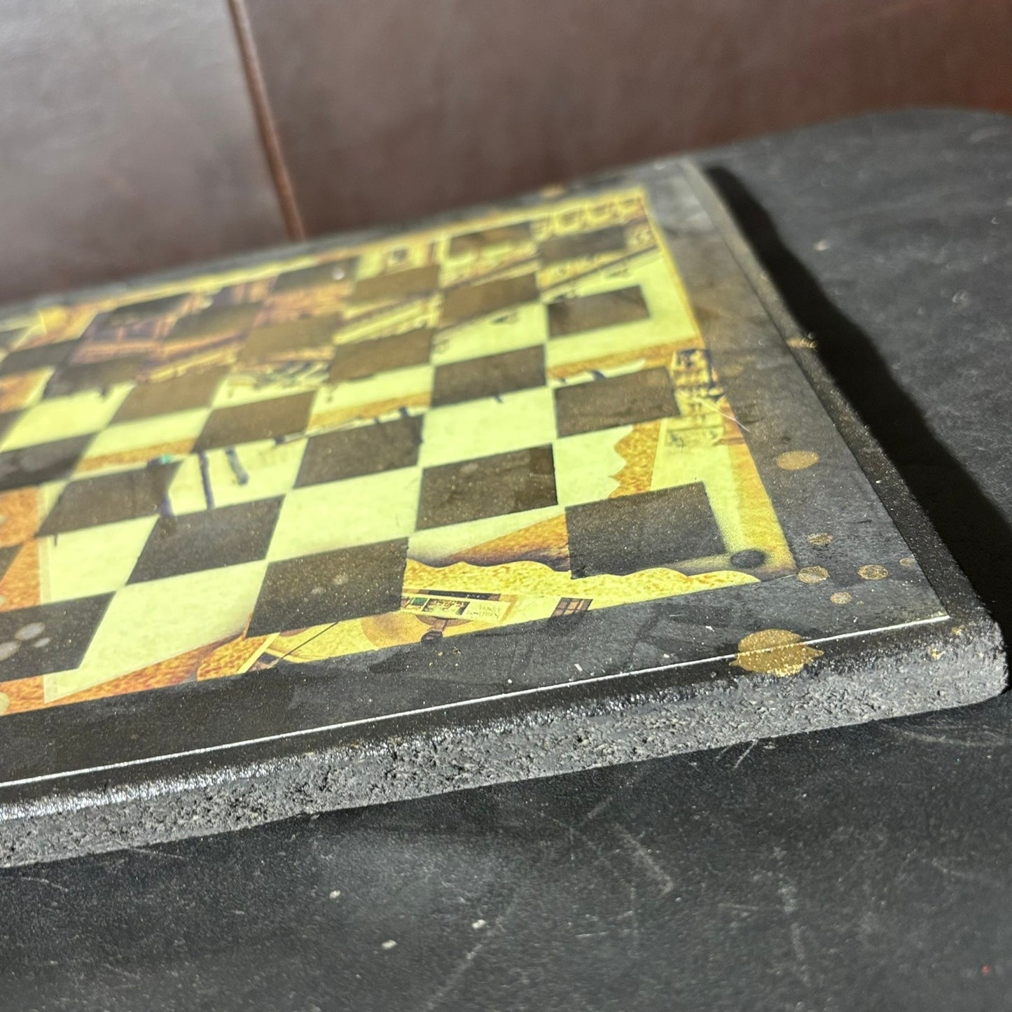 Vintage Art - Scrapbook Chess Board