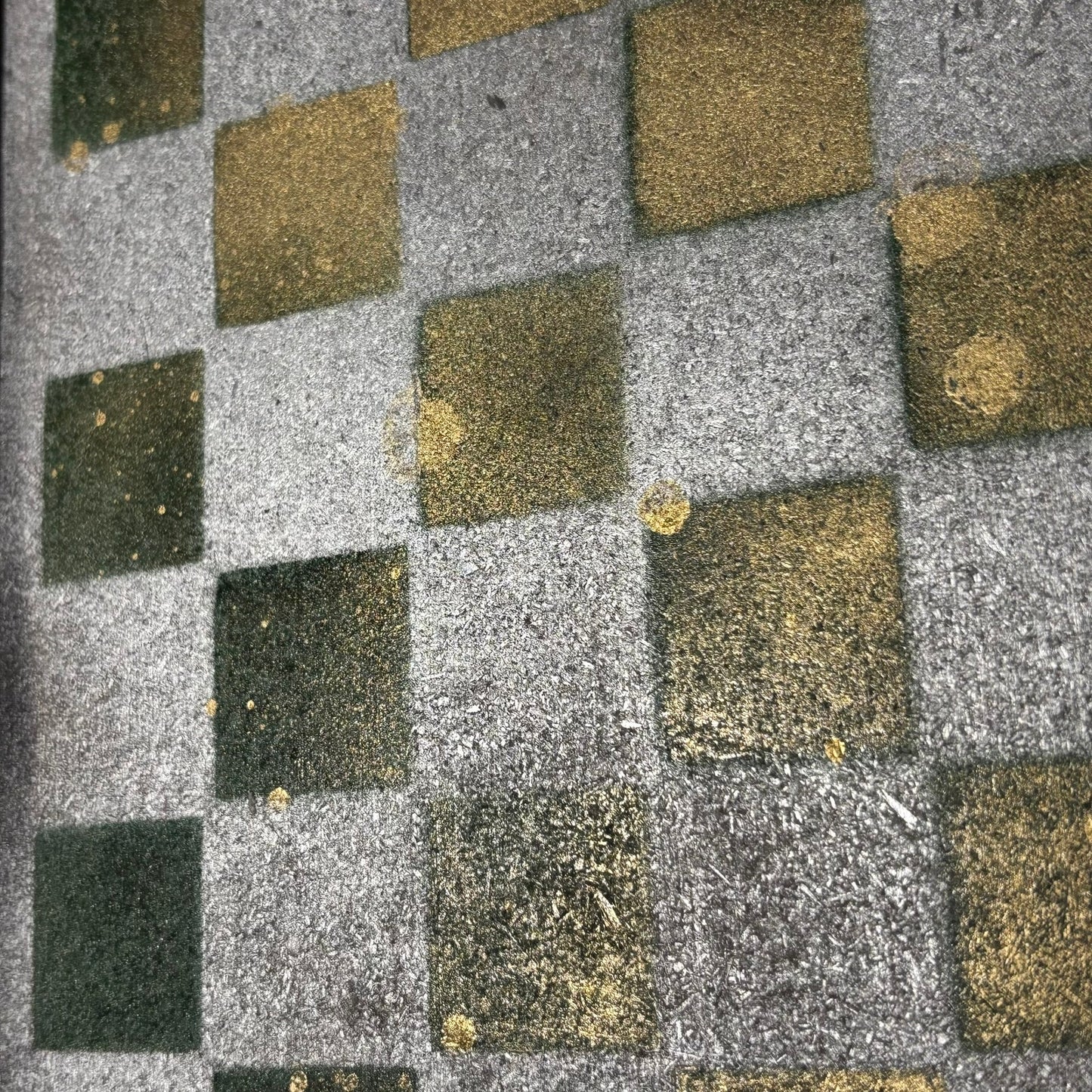 Green & Gray Golden Fade - Painted Chess Board
