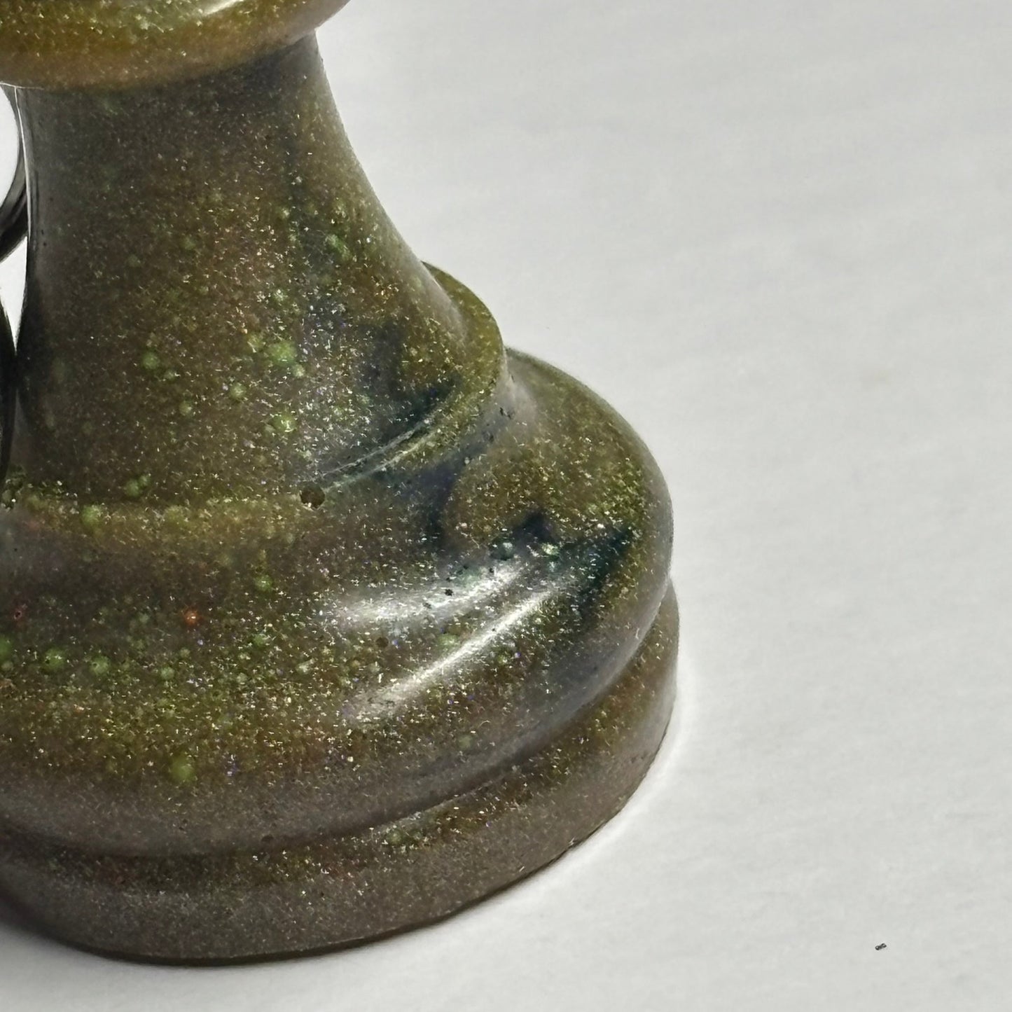 Dirty Brown Bishop - Handmade Resin Keychain