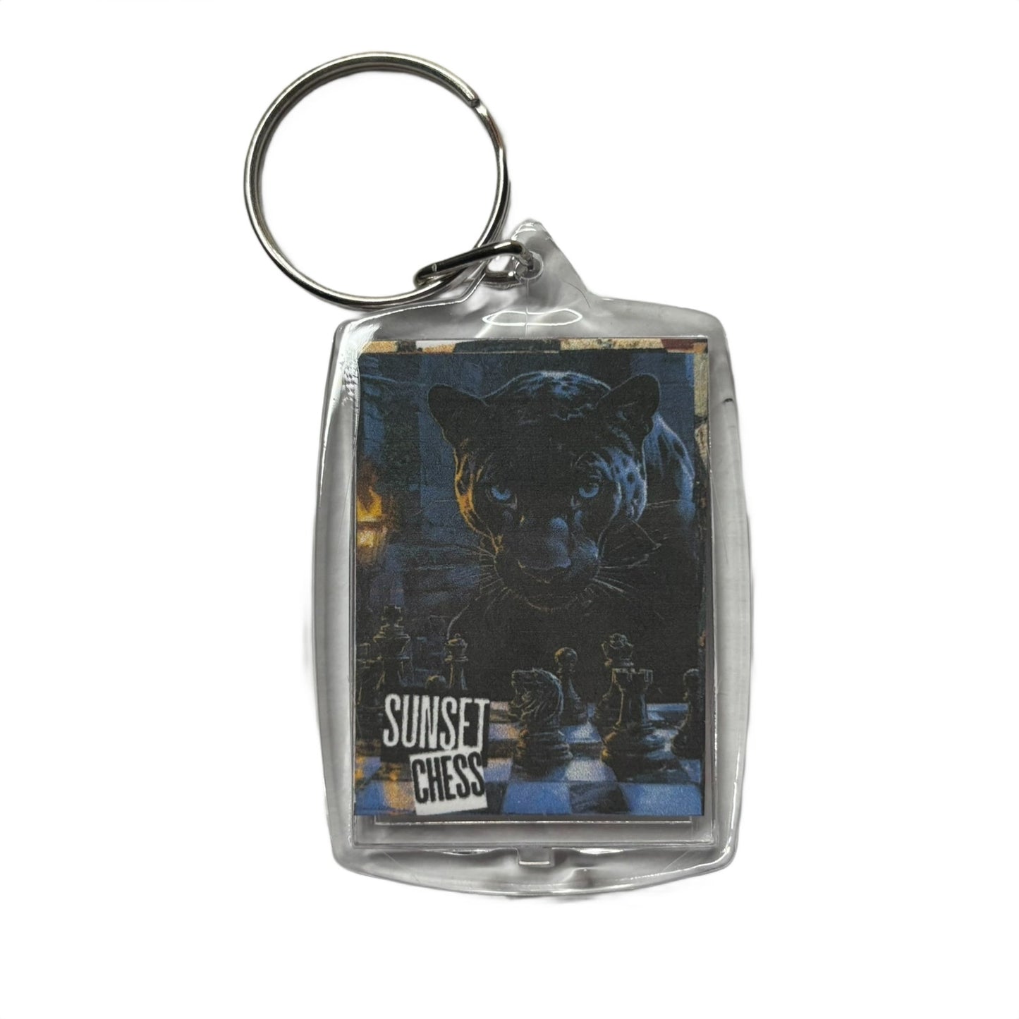Black Panther - Chess  Photo Keychain