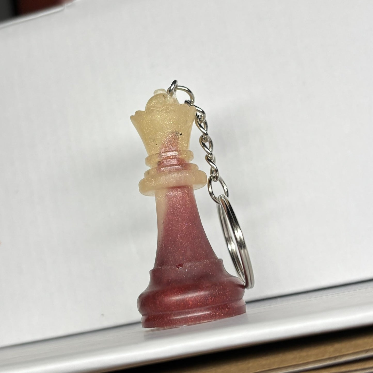 Comfy Queen Handmade Resin Keychain - One of a Kind Design